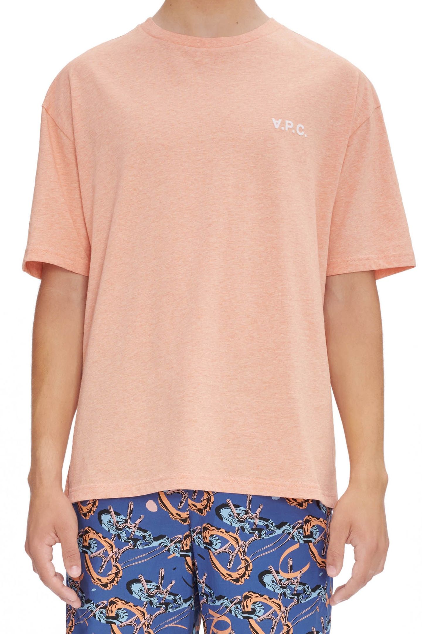 UNISEX T-SHIRT NEW JOACHIM HEATHERED PEACH 1