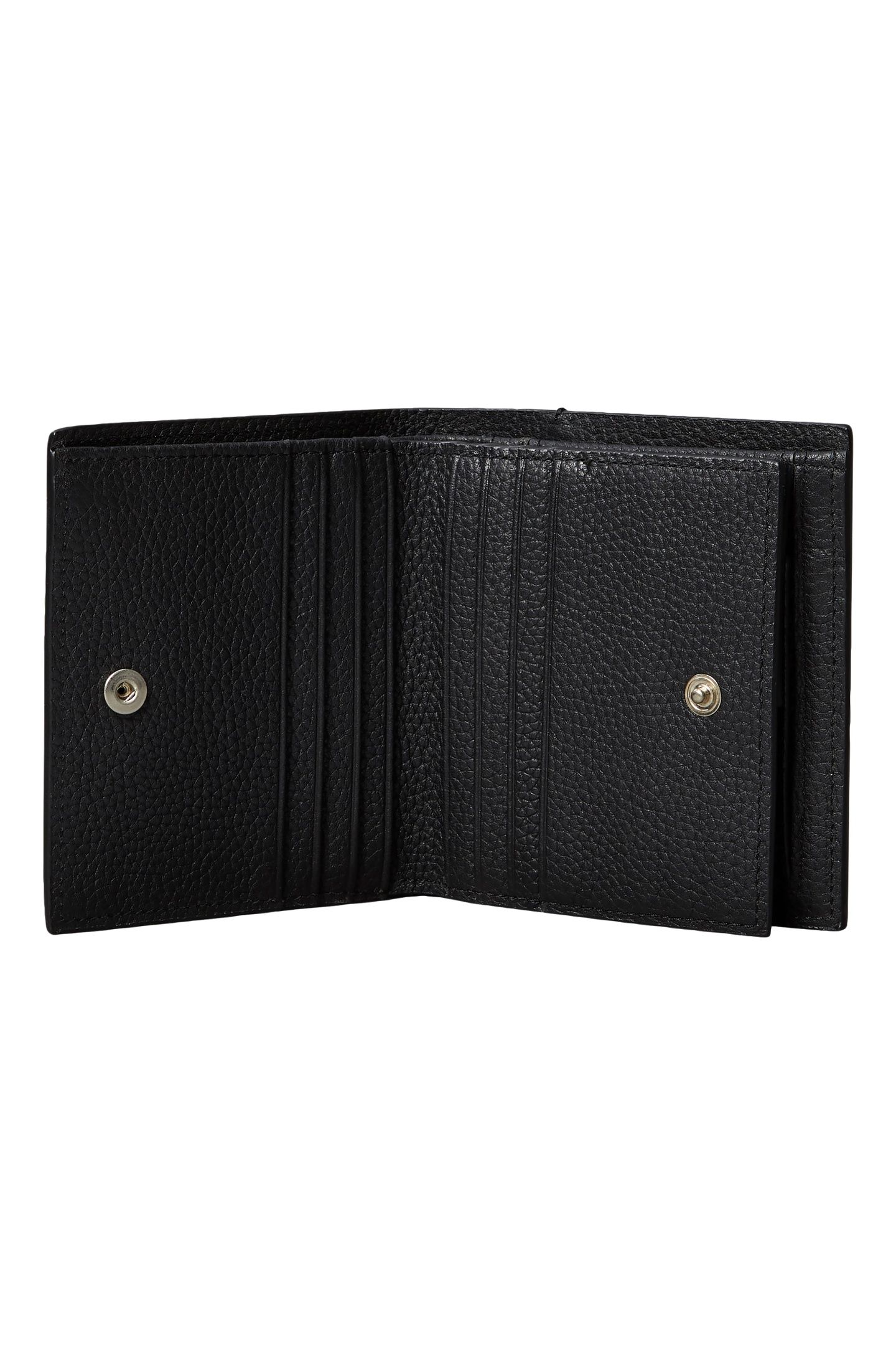 FOIL EMBOSS SLIM TRIFOLD WALLET BLACK 8