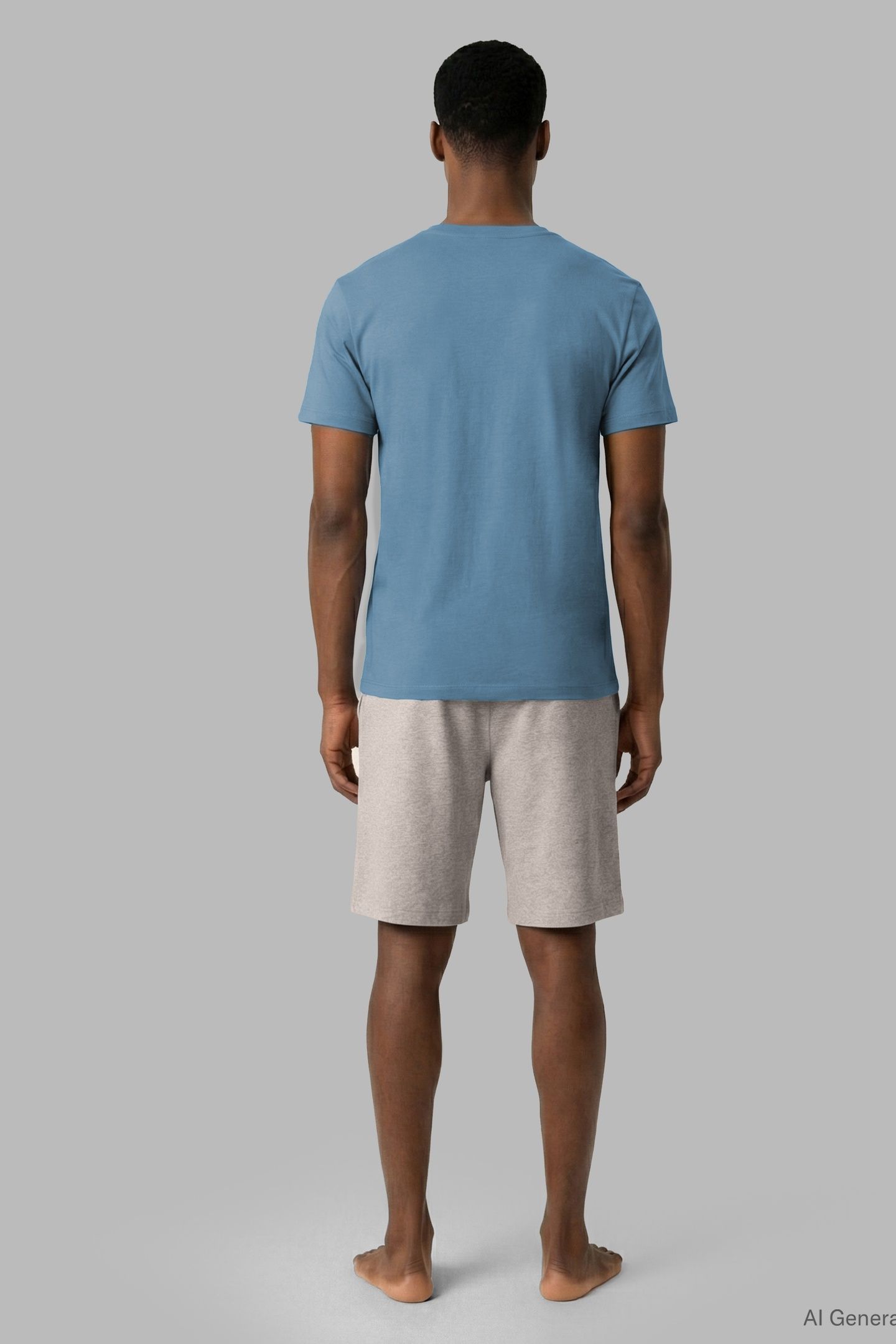 S/S CREW NECK 3-PACK WHITE/GULF BLUE/GREY HEATHER 3