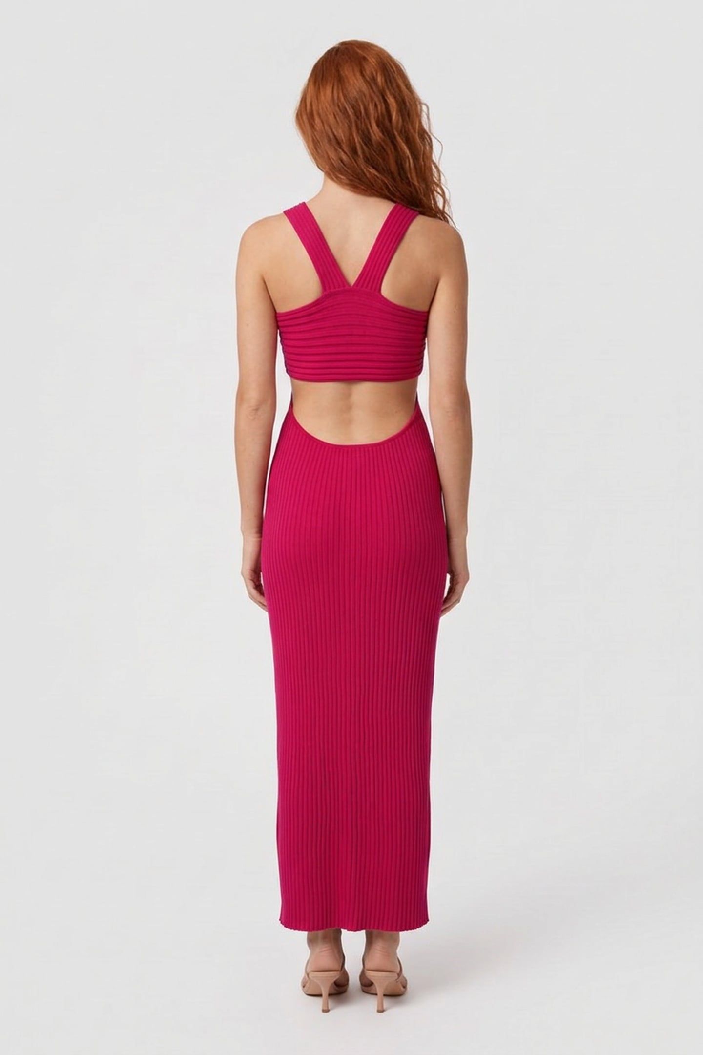 LONG DRESS FUSCHIA 2