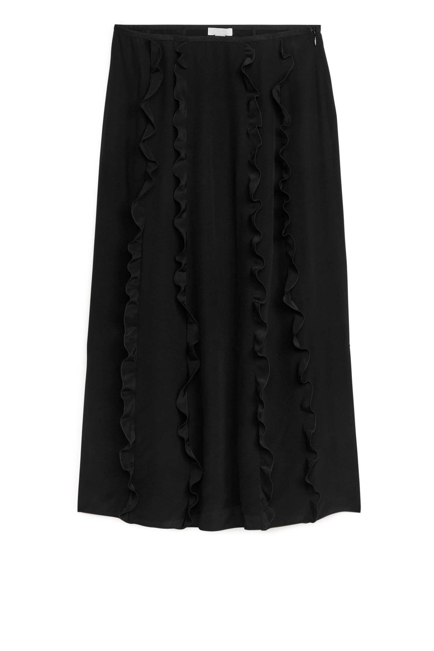 JENNY FRILL SKIRT BLACK 3