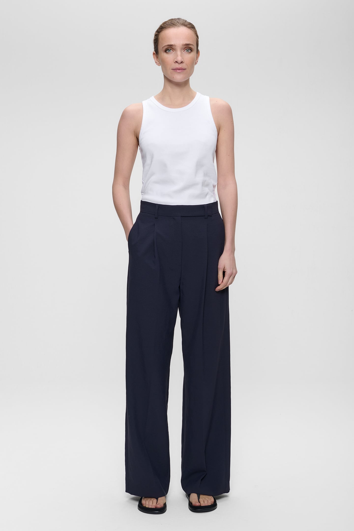 COOL PANAMA DELMAS PANTS MIDNIGHT BLUE 1