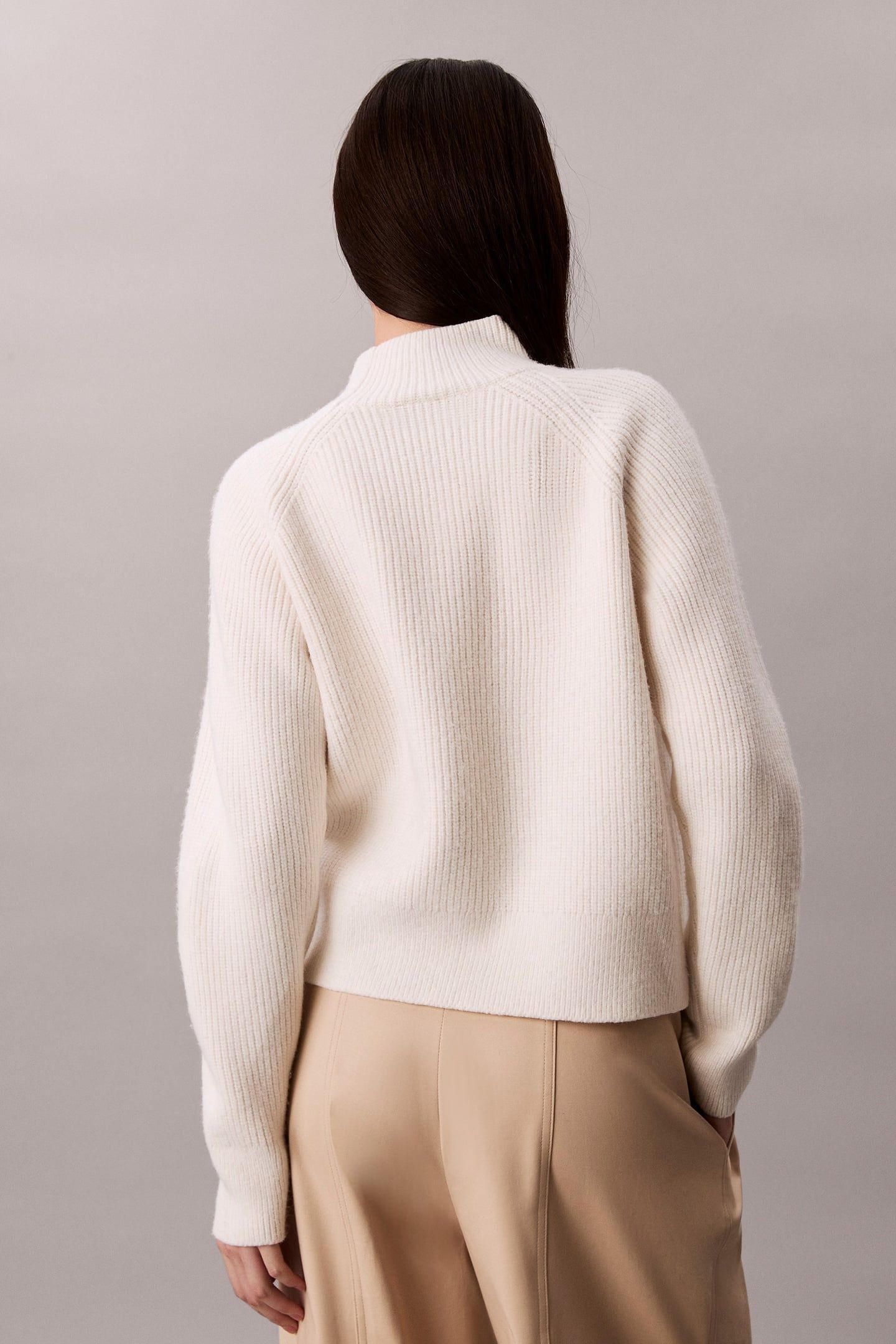 WOOLEN STITCH PULLOVER TOFU 2