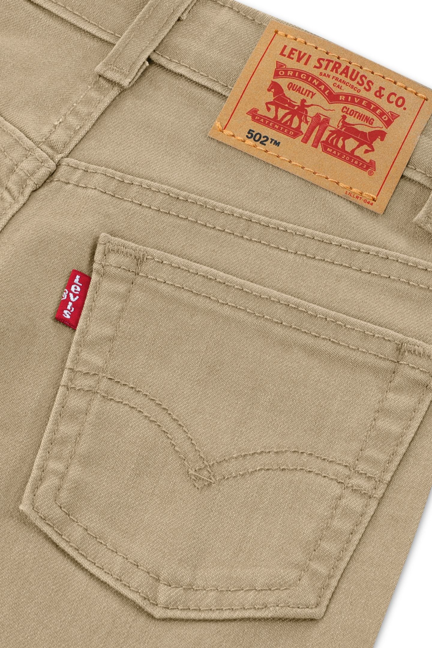 BOYS 502 STRONG PERFORMNCE JEAN NEW BRITISH KHAKI 3