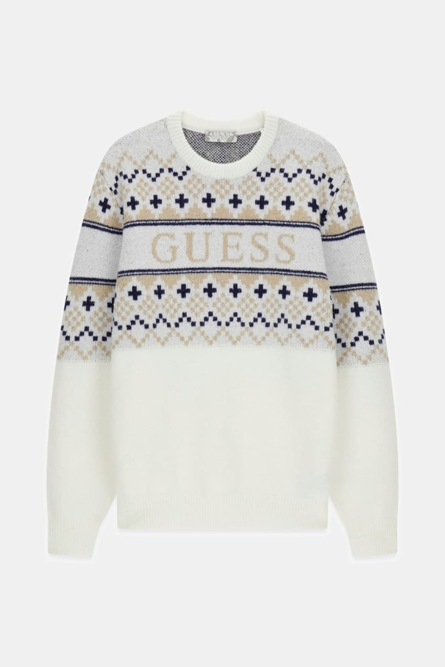 SKI CN JACQUARD SWTR CREAM WHITE 4