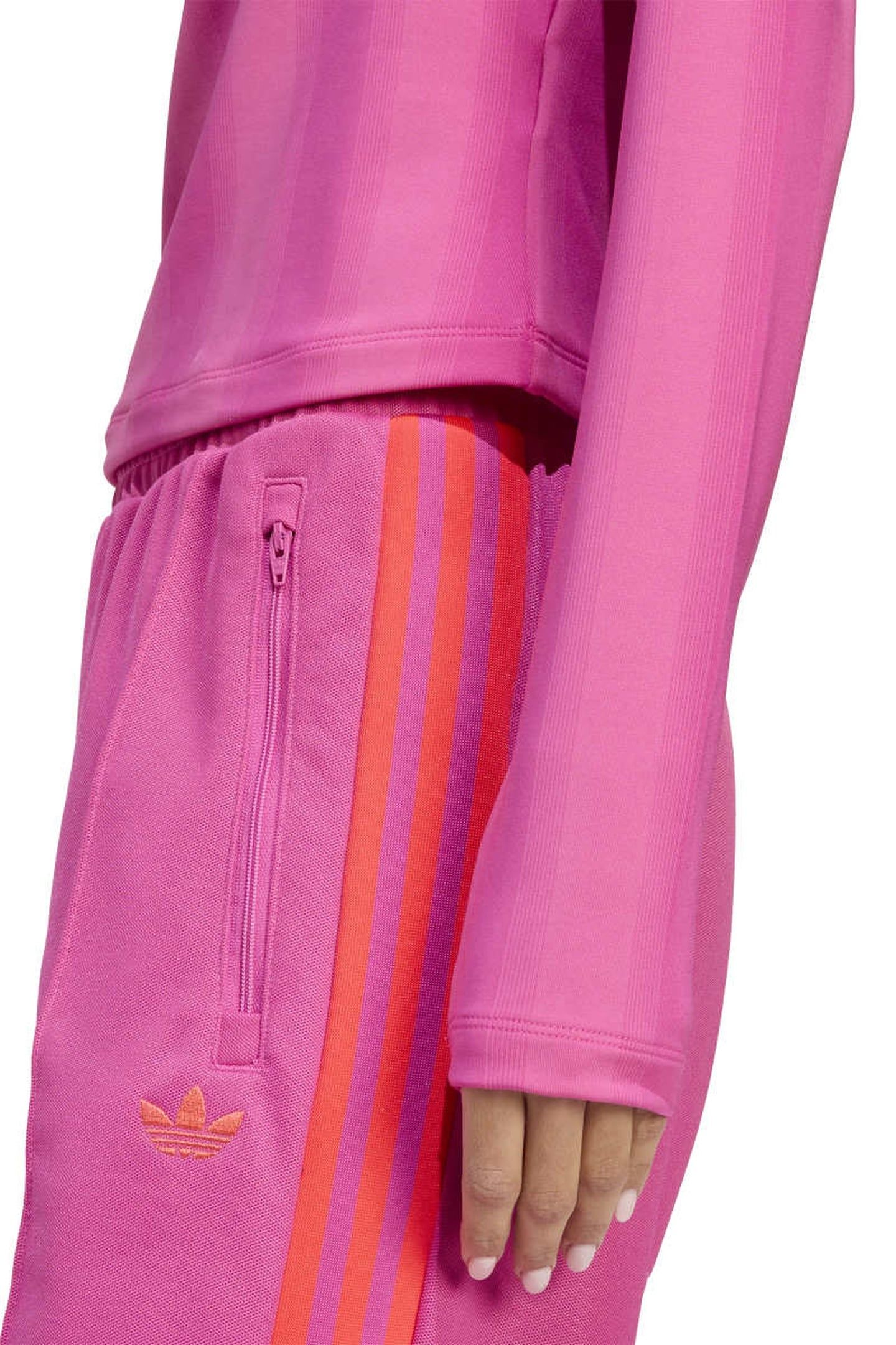 HALFZIP GRFX LS SEMI LUCID FUCHSIA 6