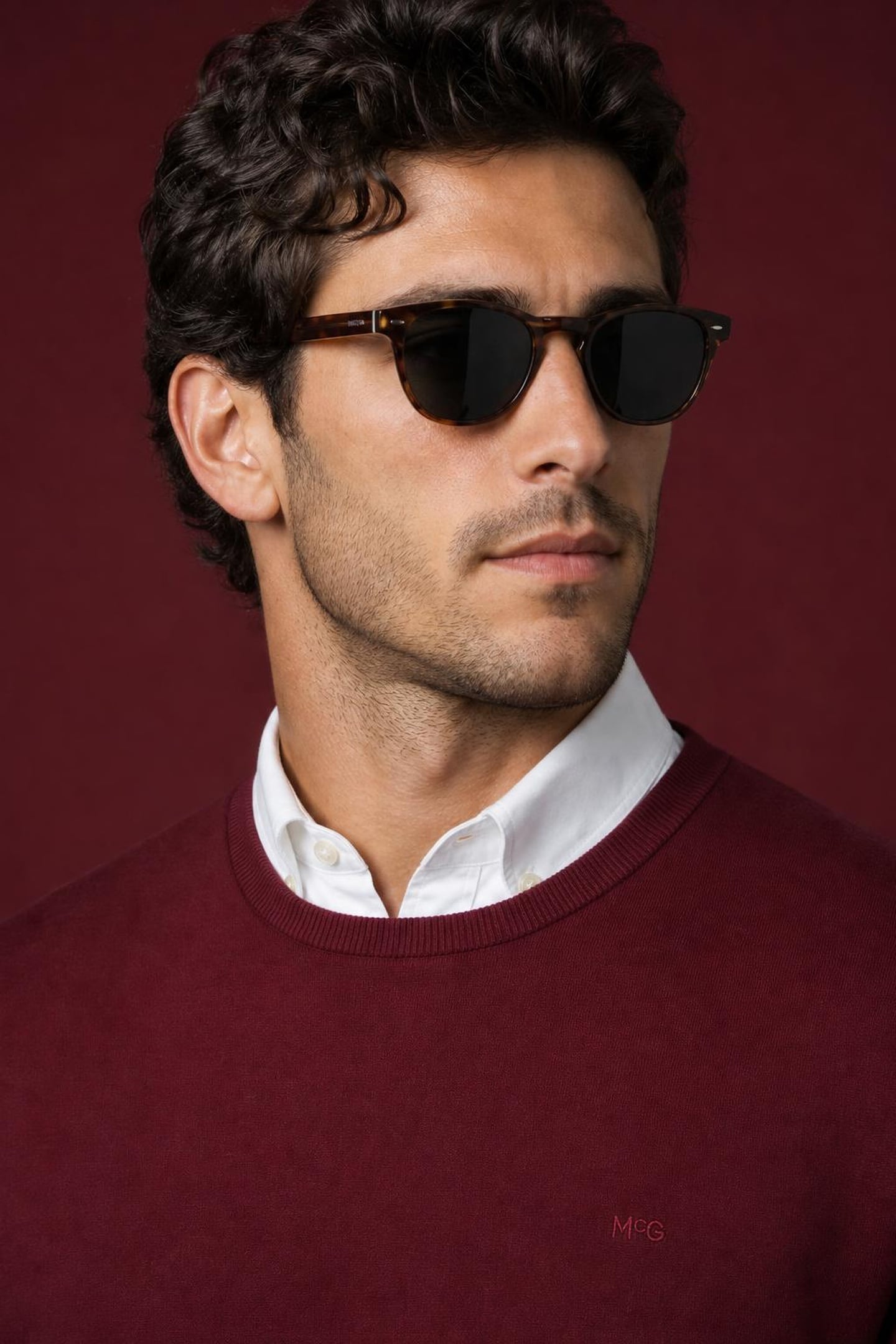 MCG LOGO CREW BURGUNDY 6