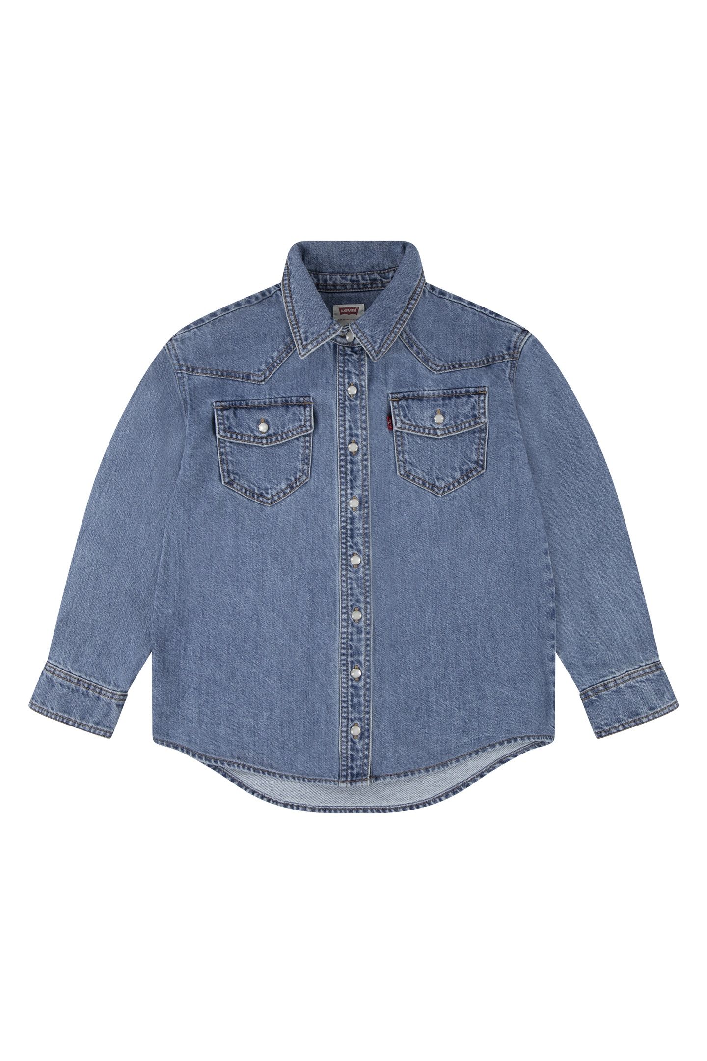 GIRLS DENIM SHACKET GOOD GRADES 1