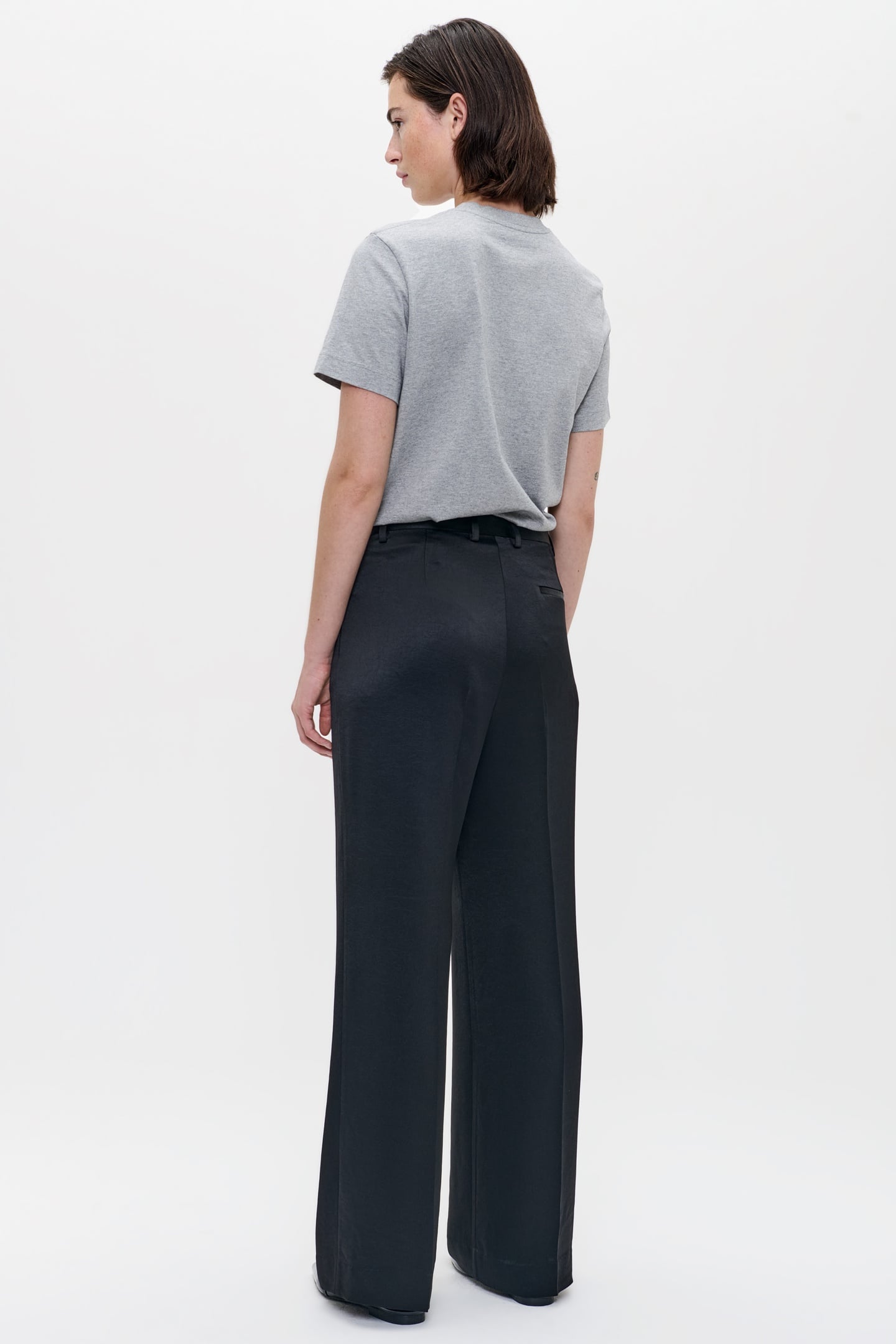 SATIN MADISON PANTS BLACK 3