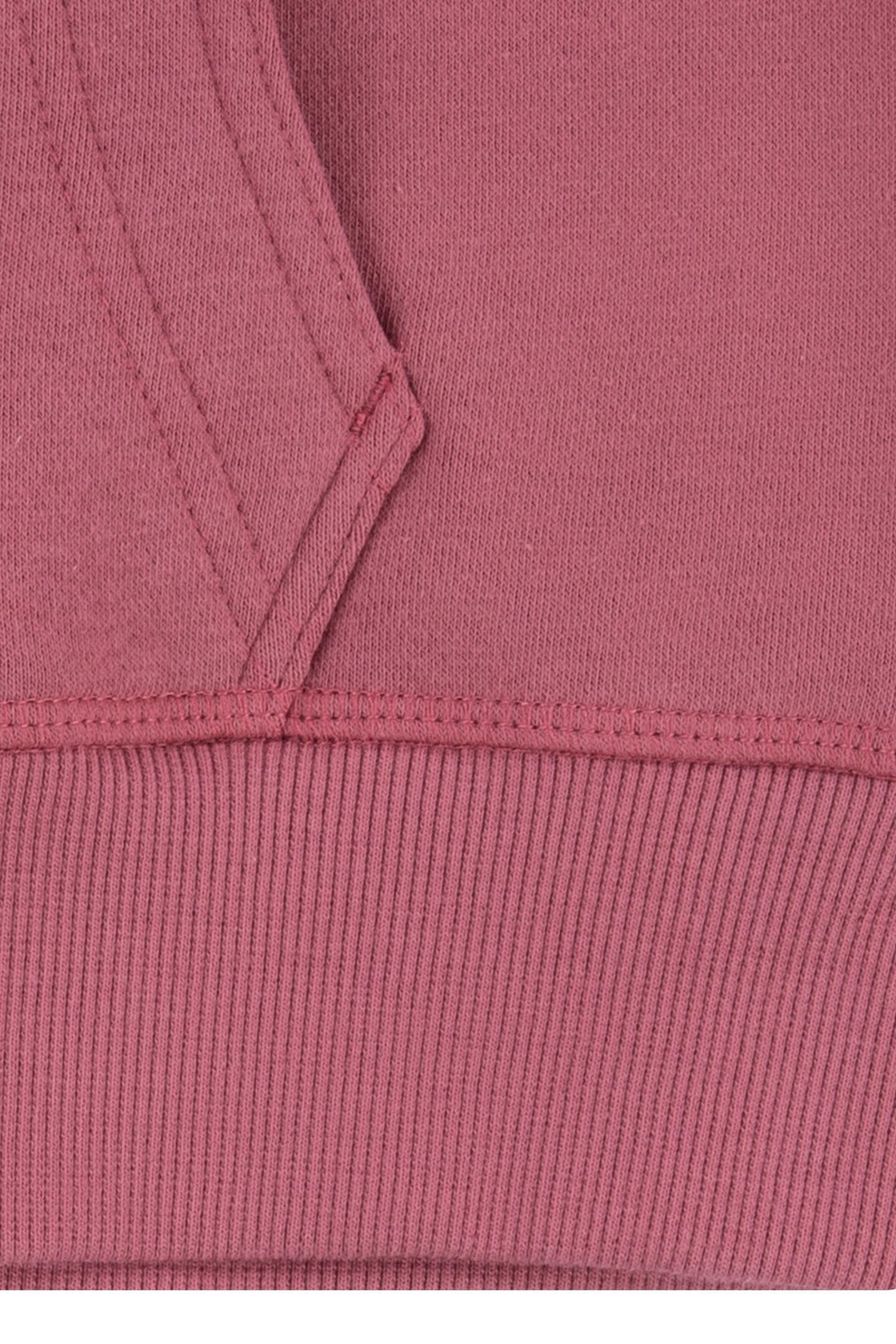 GIRLS FULL ZIP HOODIE ROSE WINE 3