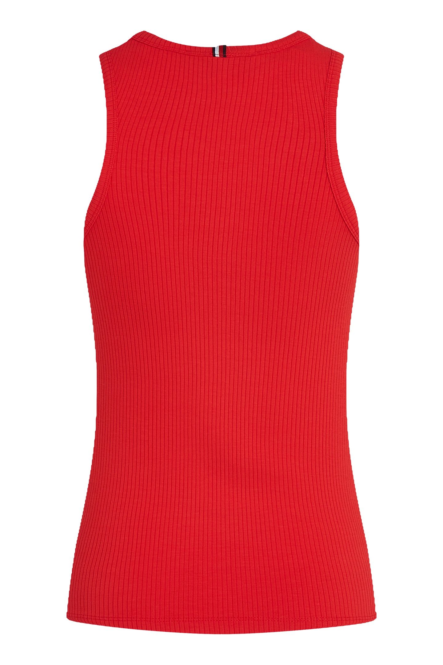 SLIM 5X2 RIB TANK TOP PRIMARY RED 4