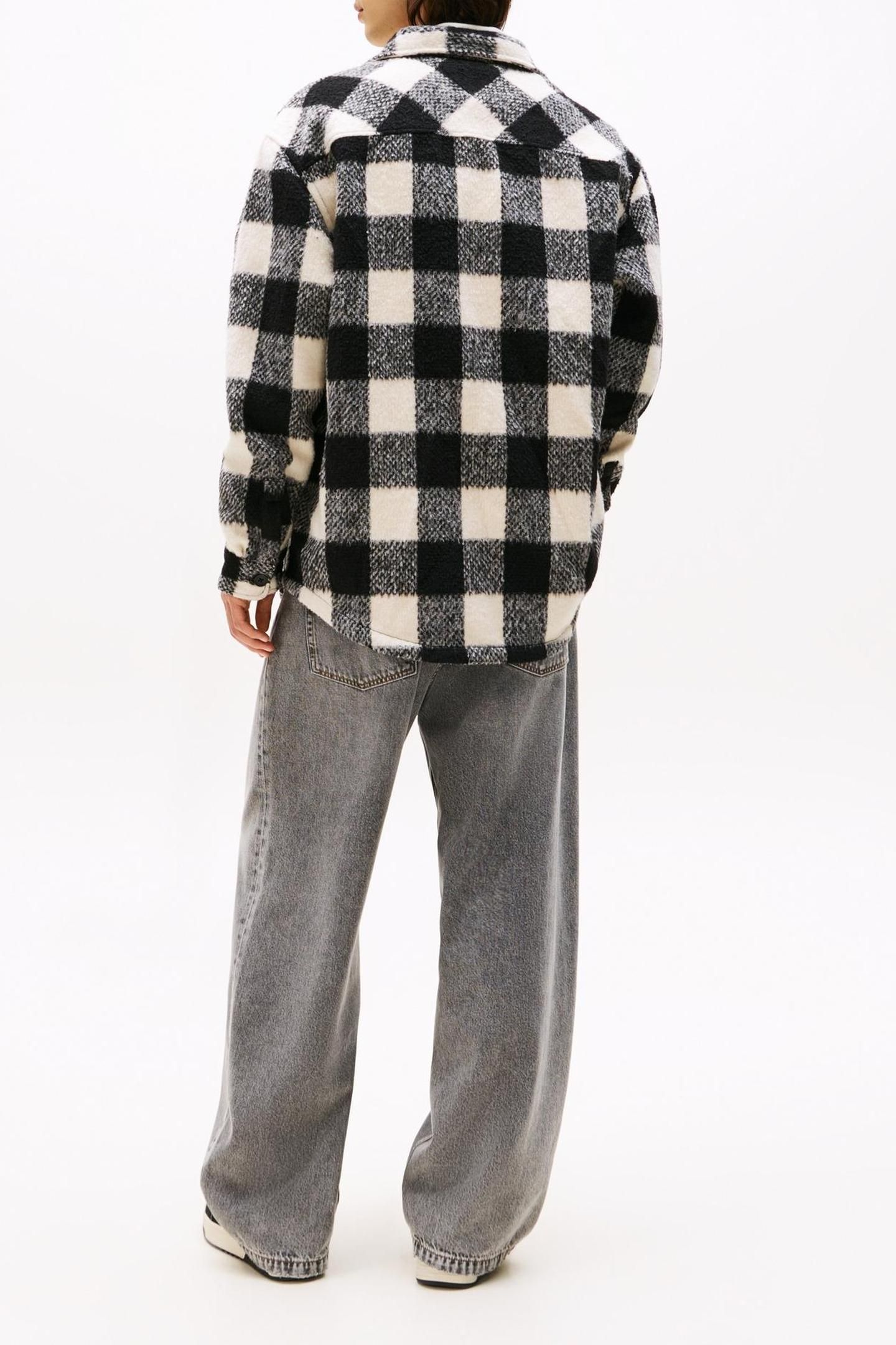 TJM CHECK OVERSHIRT BLACK/BUFFALO CHECK 2