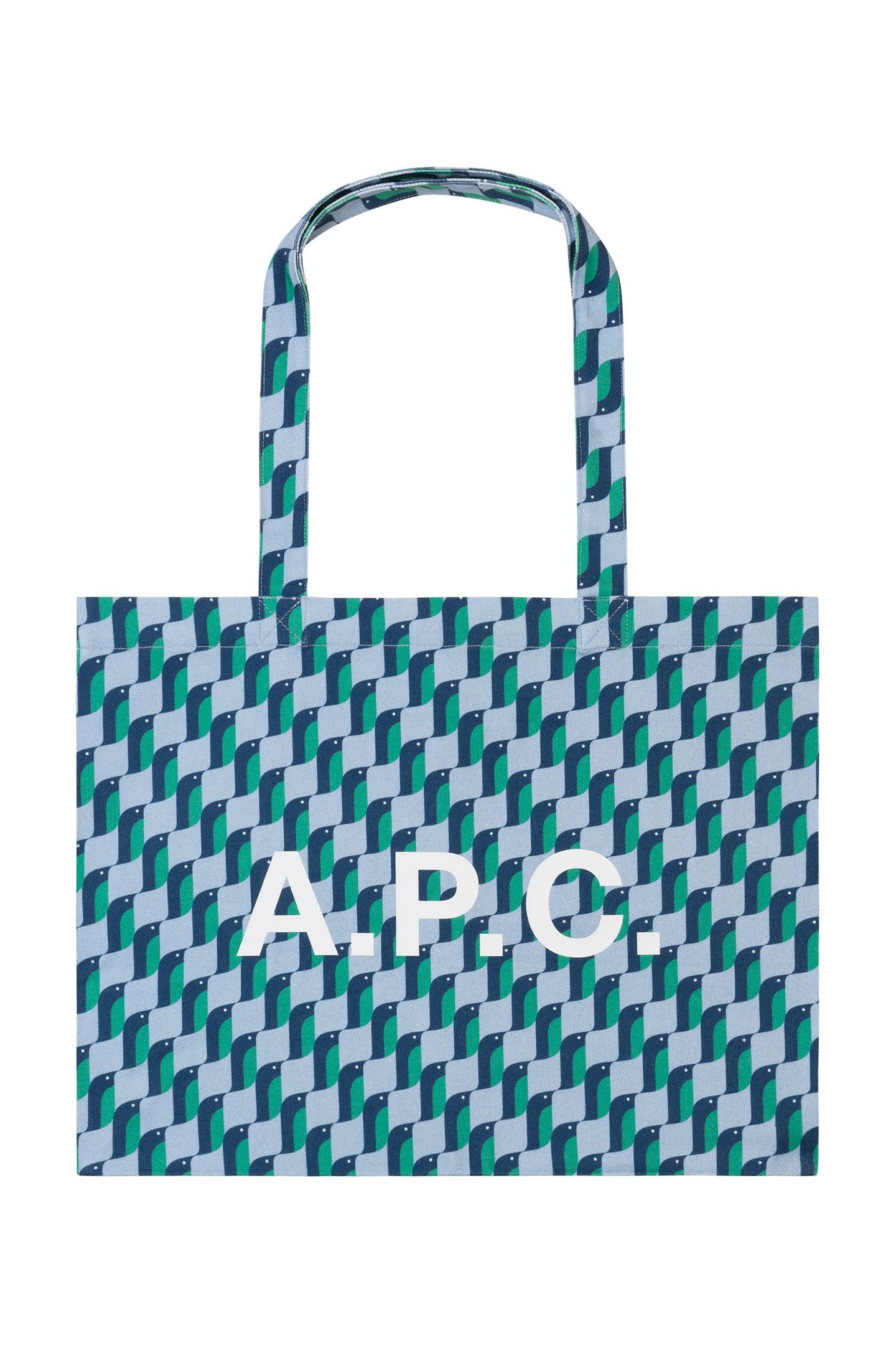 UNISEX SHOPPING BAG DIANE LIGHT BLUE 1