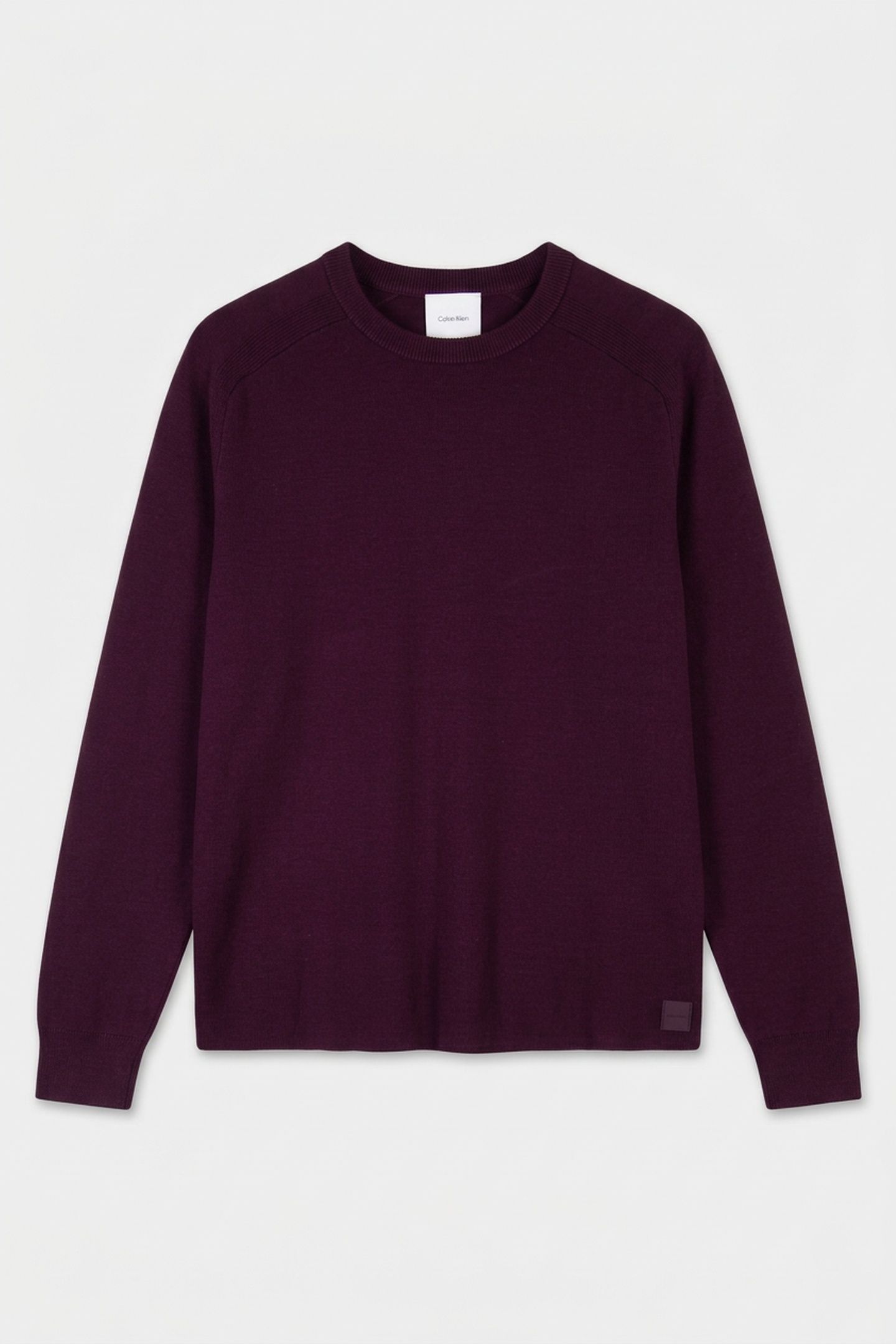 LS SNOWY TECH KNIT CREWNECK PASSION PLUM 3