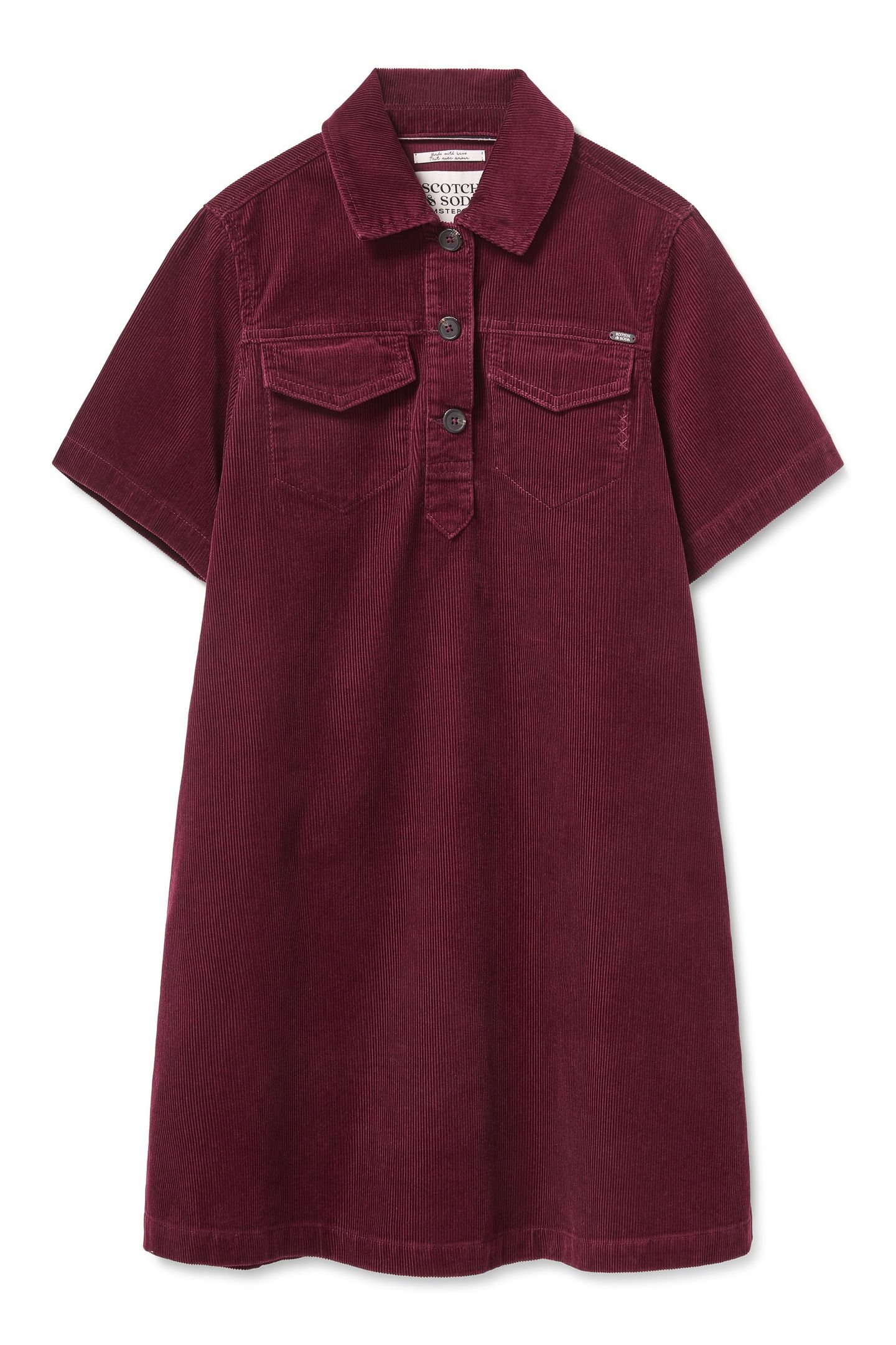 CORDUROY POLO DRESS FIG 4
