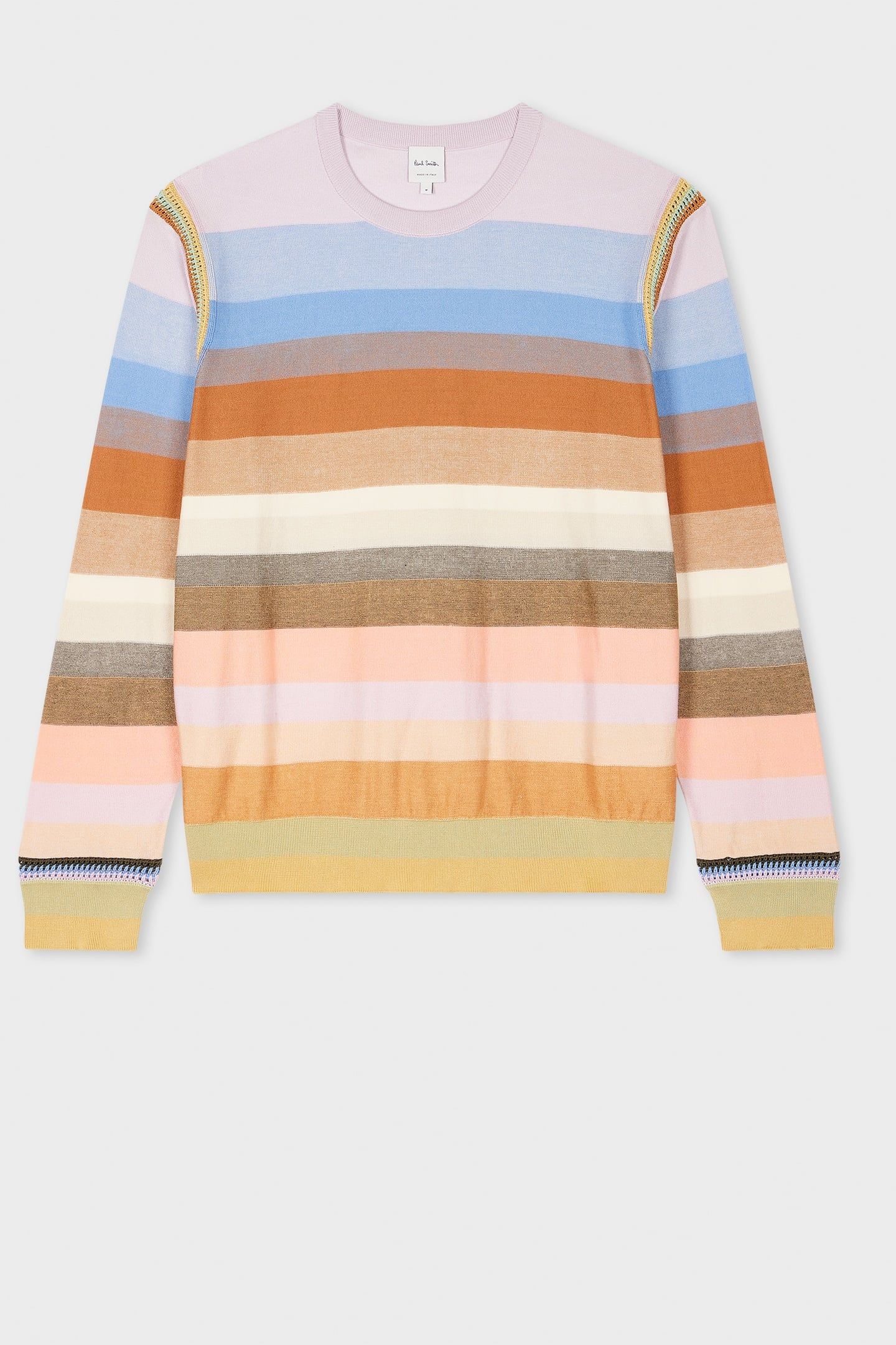 MENS SWEATER CREW NECK MULTI COLOURED 1