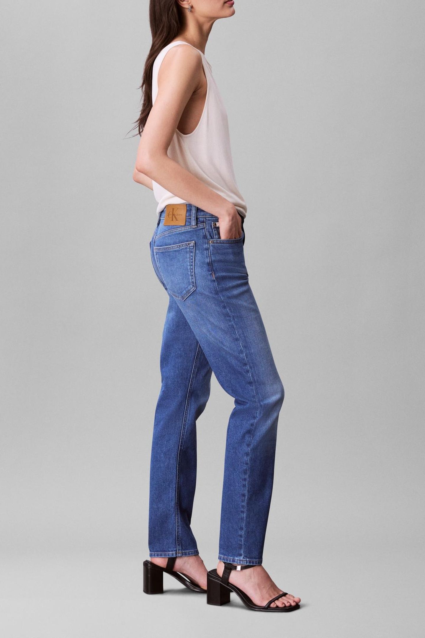 MID RISE SLIM INDIGO CHANNEL 3