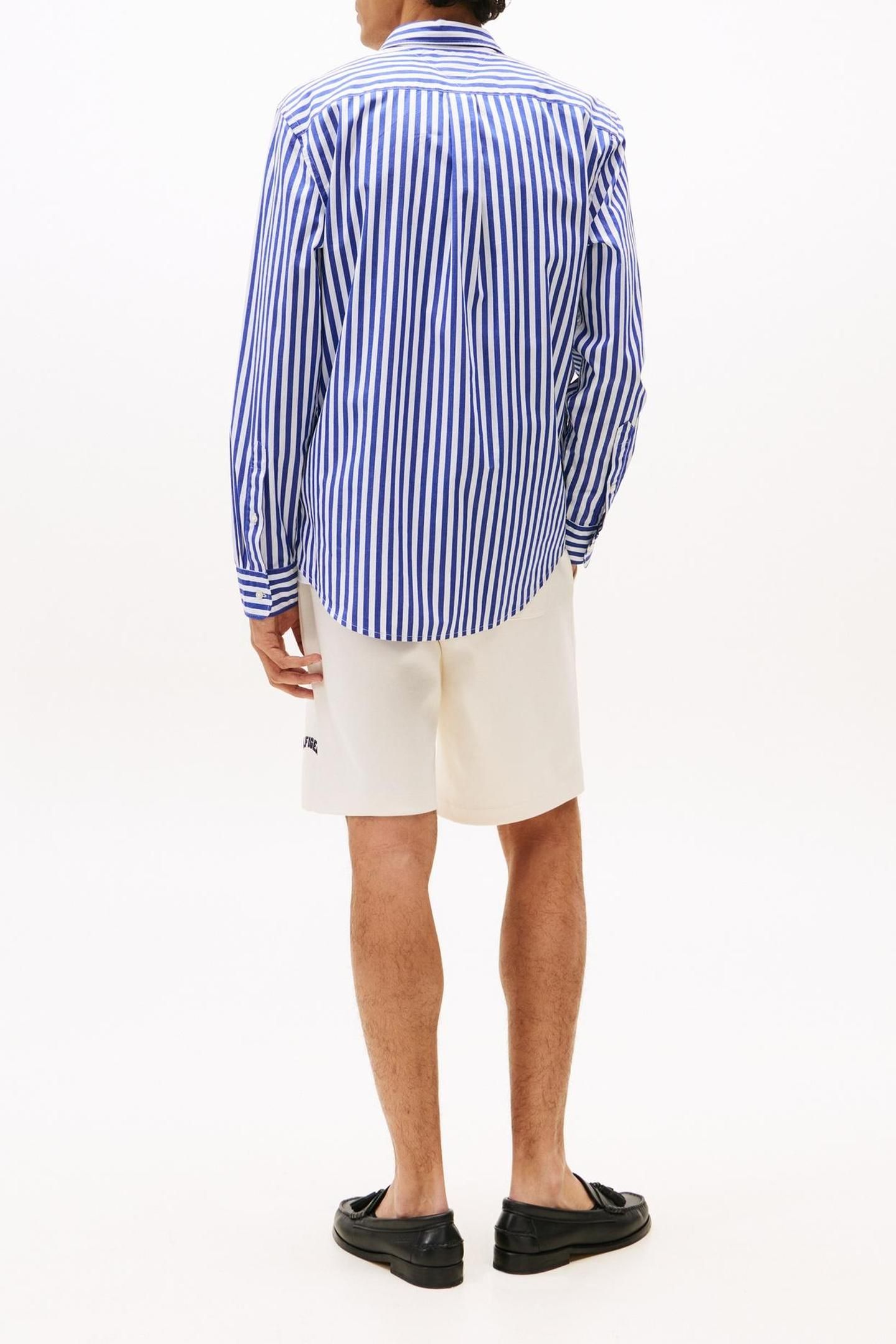 FLEX POPLIN BOLD SHIRT WEDGE BLUE/STRIPE 2