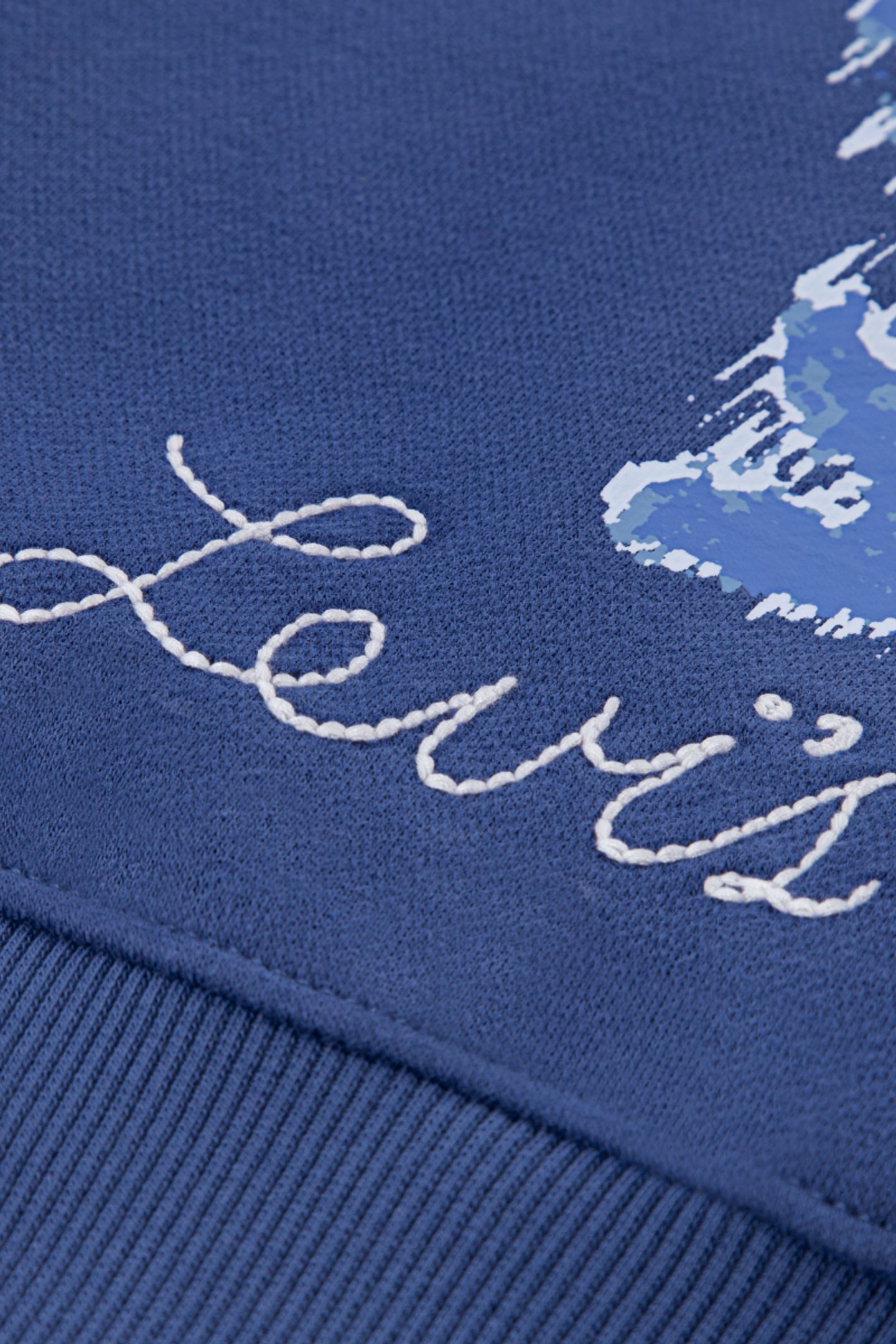 GIRLS COASTAL COLLEGIATE CREW TRUE NAVY 4