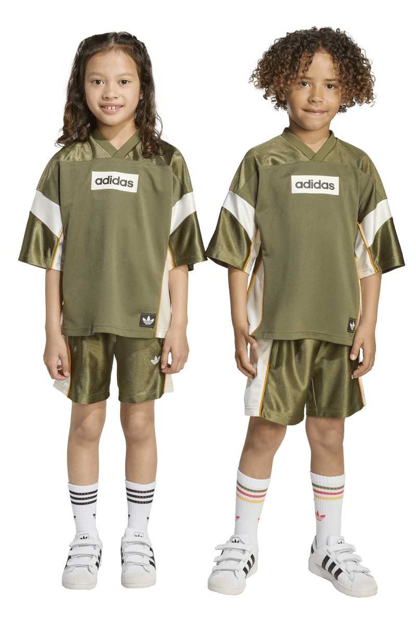 KIDS SHORT TEE SET FOCUS OLIVE 3