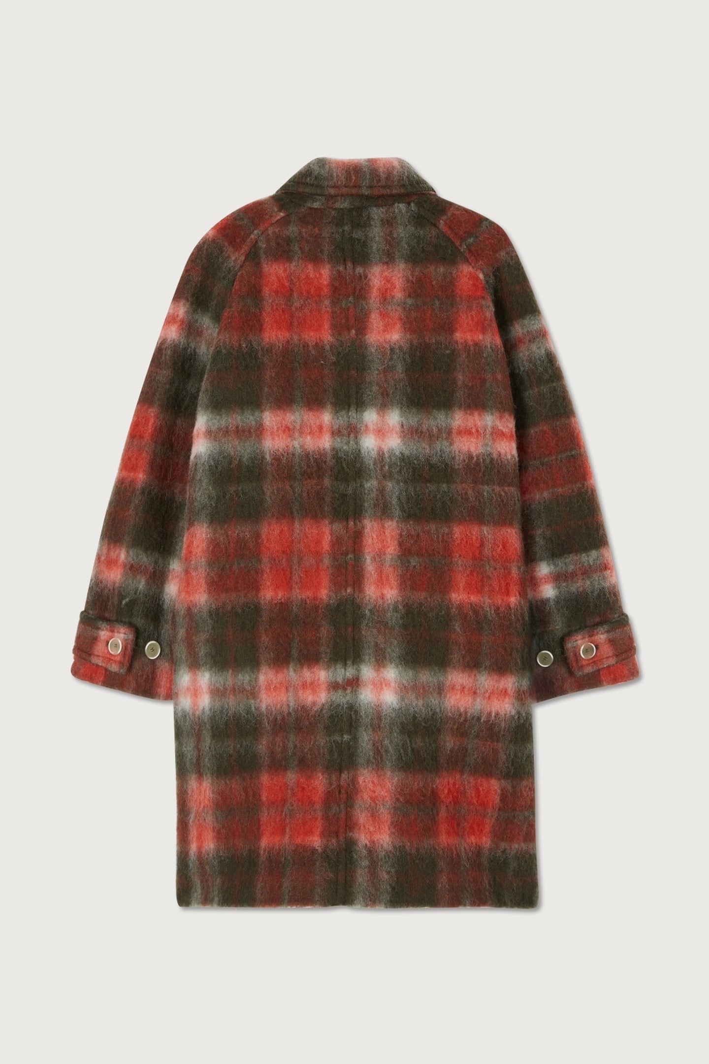 GEOMARK COAT KAKI TARTAN 4