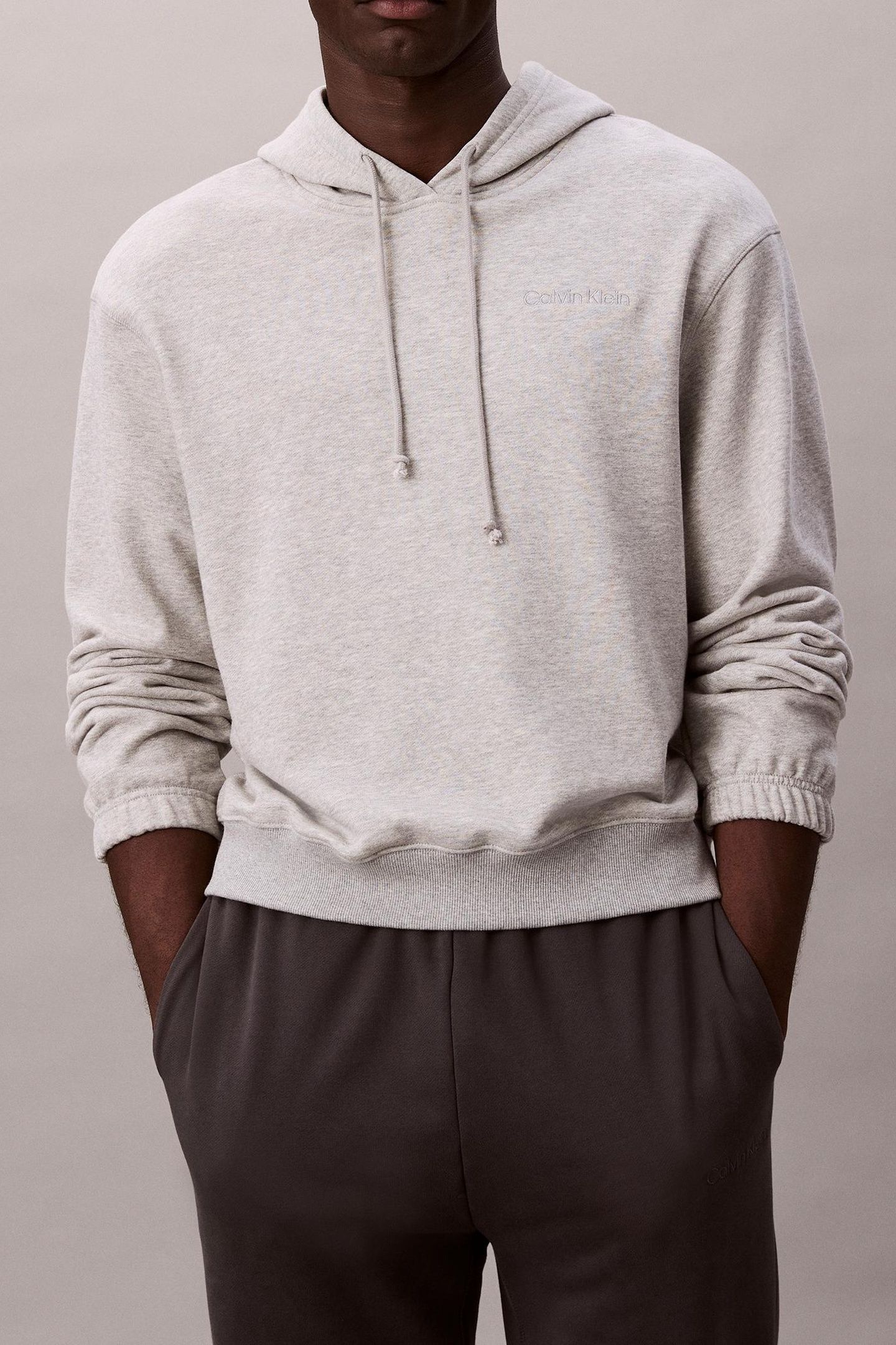 L/S HOODIE GREY HEATHER 1