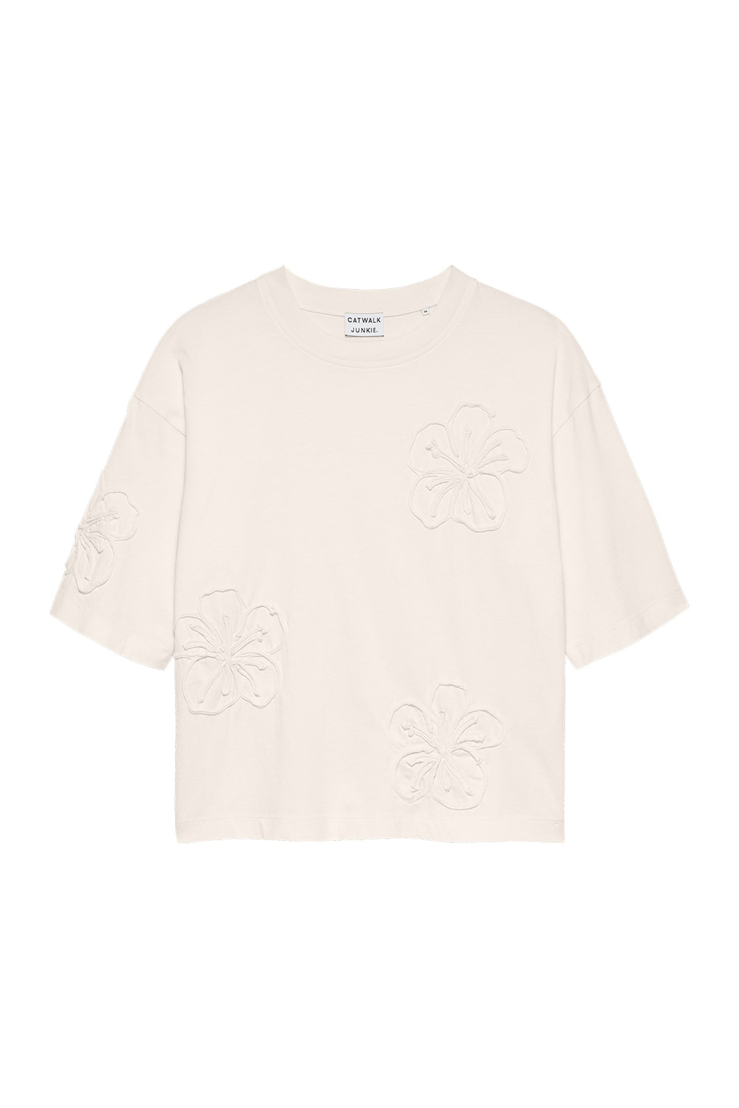 HIBISCUS TSHIRT EGRET 3