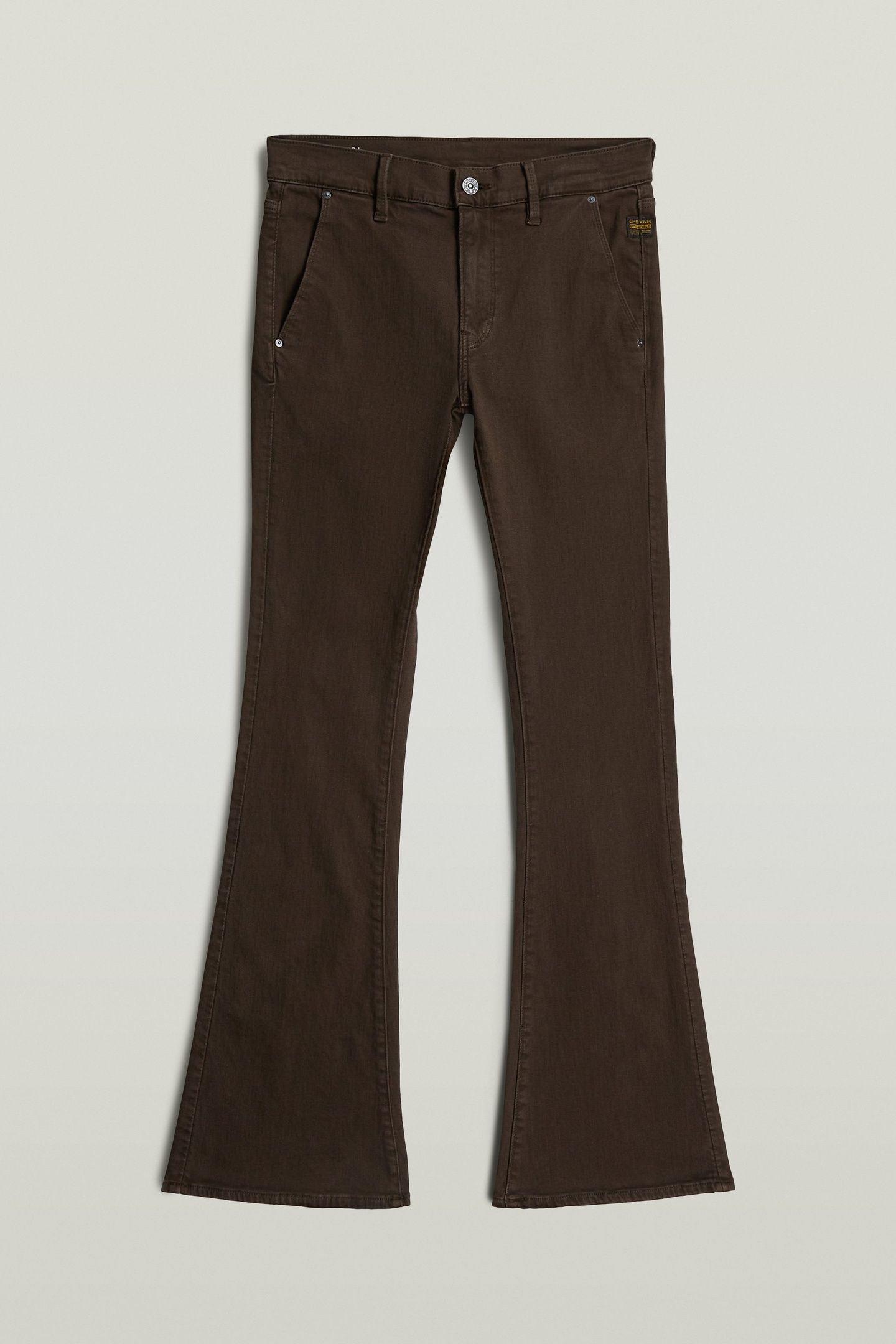 3301 FLARE CHINO BROWN 4