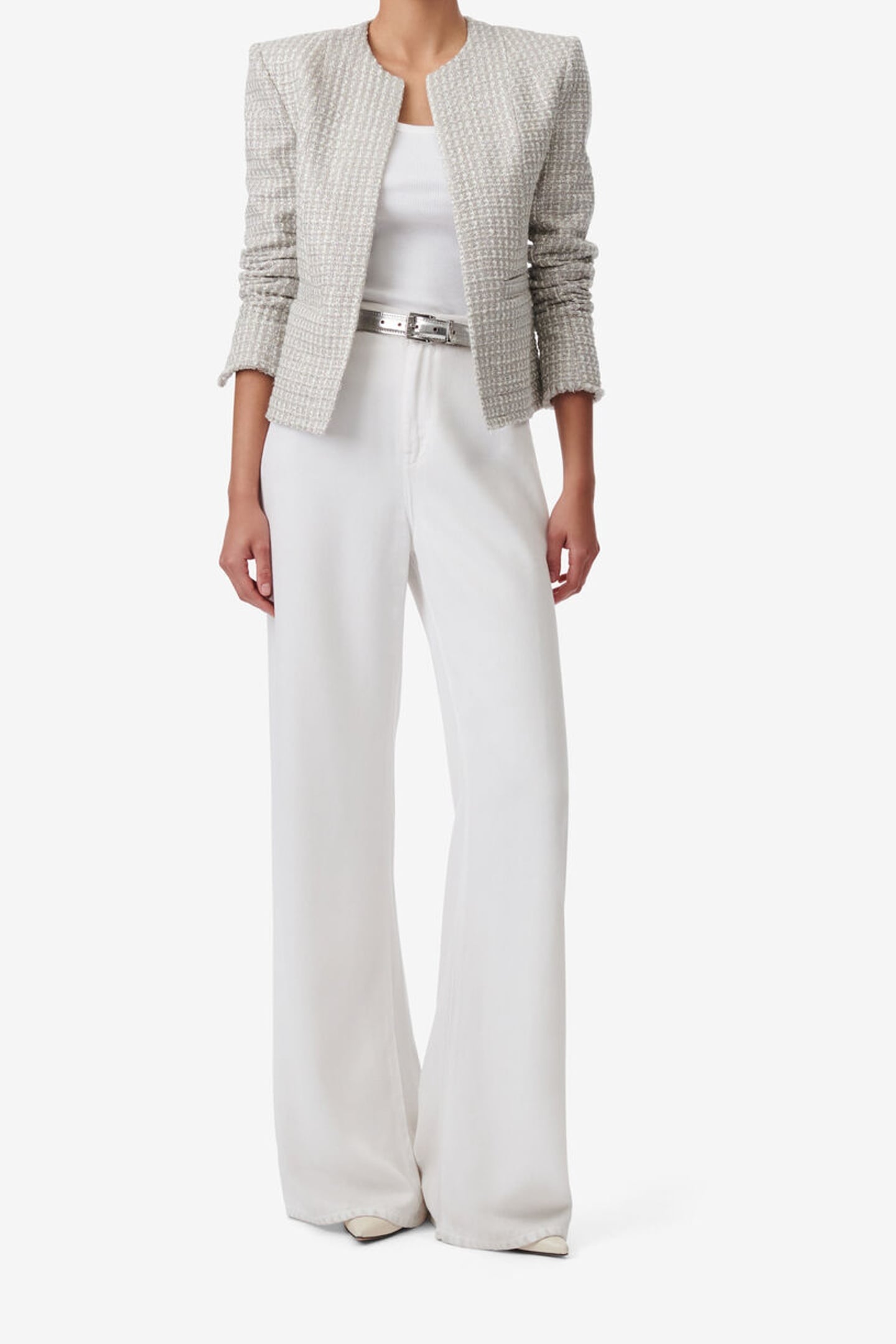 JOULIA JACKET SILVER/WHITE 1
