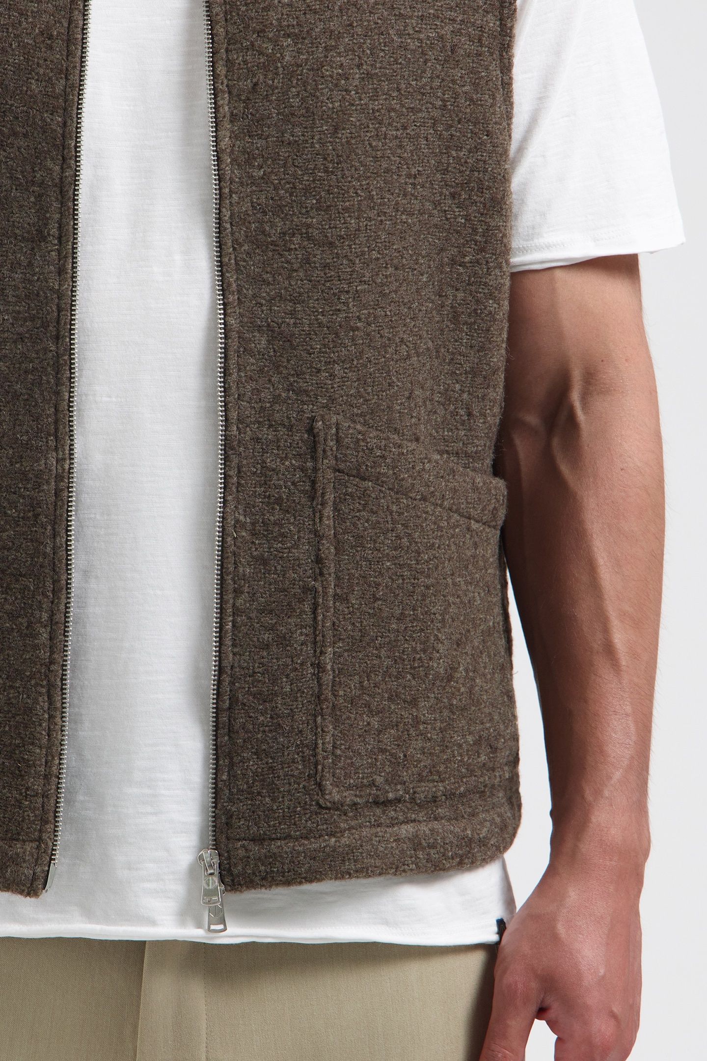 DS_NILS GILET VINTAGE KHAKI VINTAGE KHAKI 5