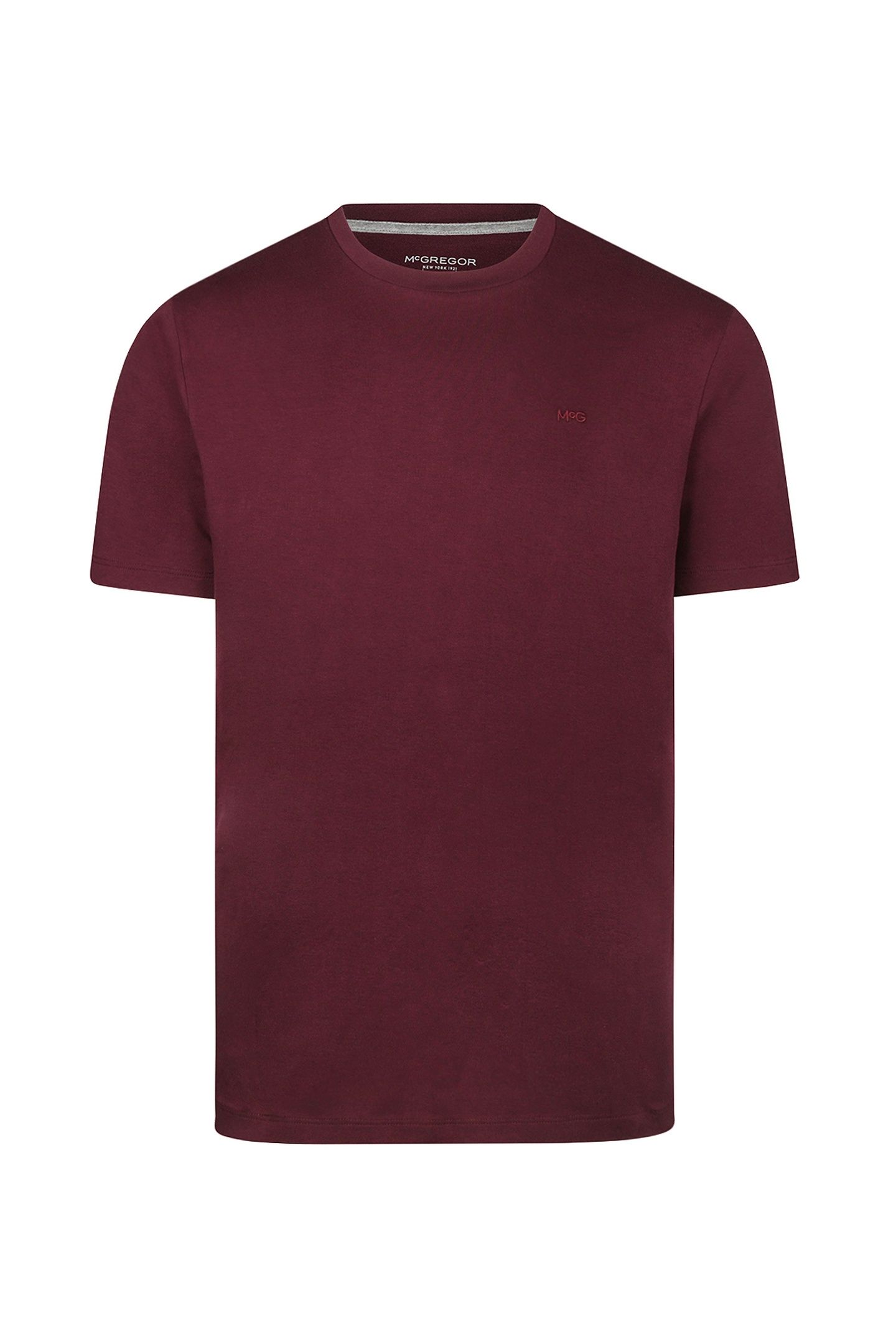 INTERLOCK T-SHIRT BURGUNDY 6