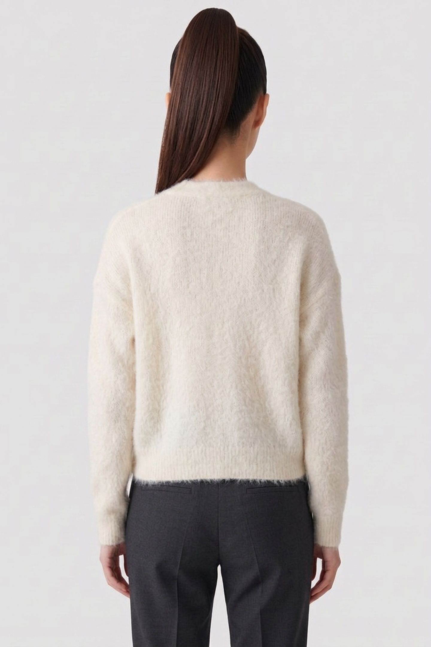 SHORT CARDIGAN ECRU 2
