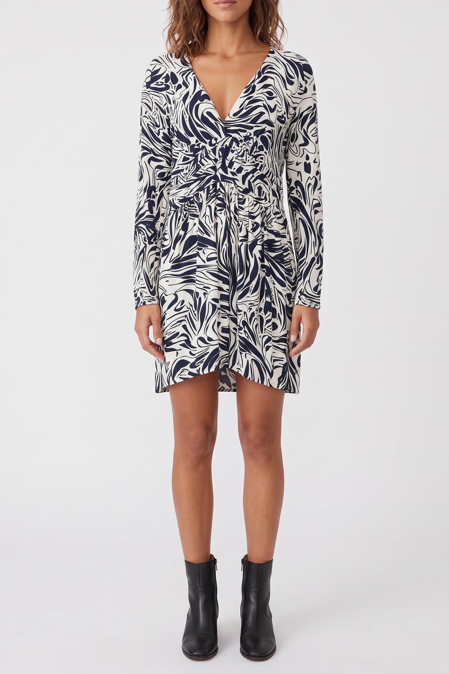 MINI DRESS ECRU 1