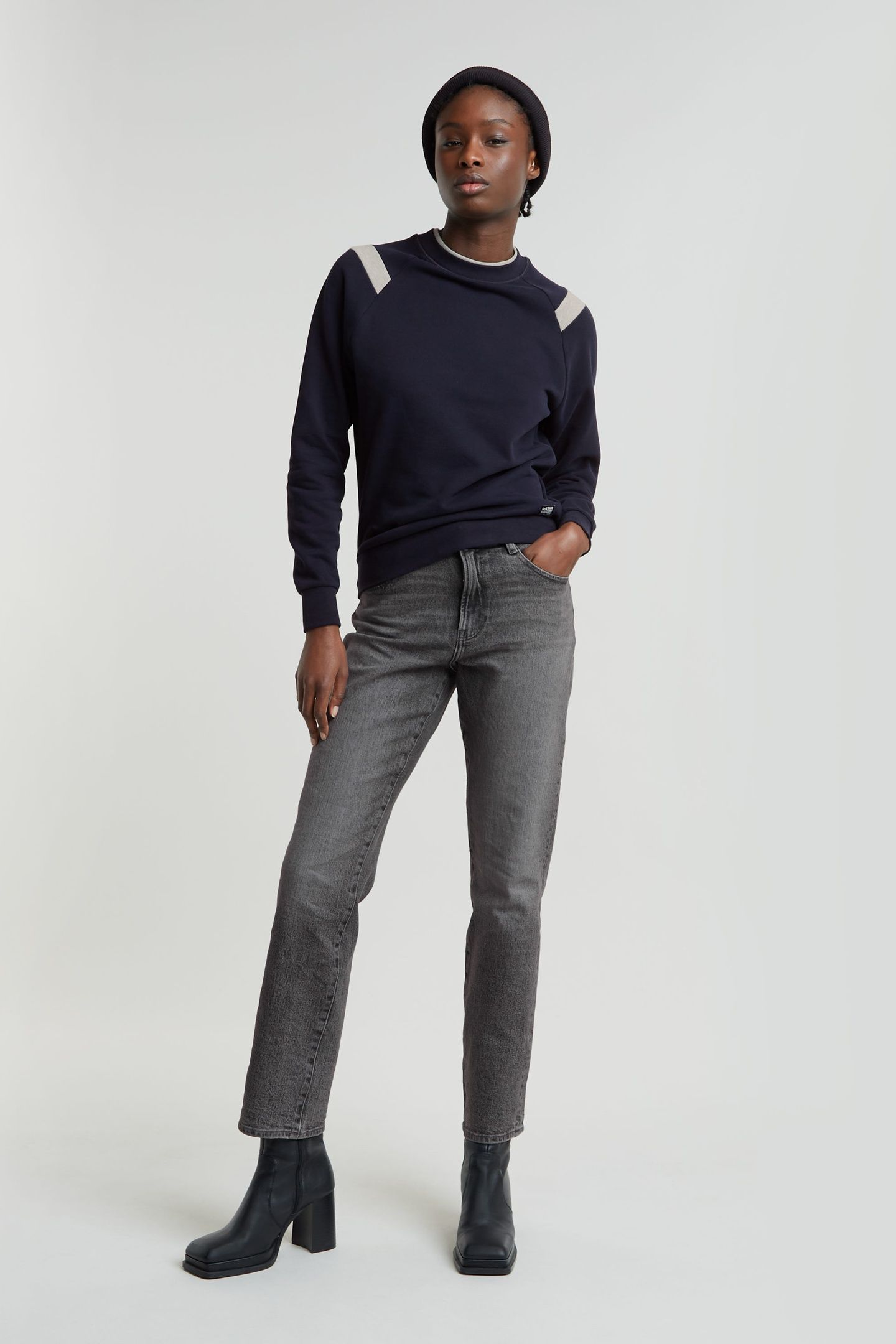 VIKTORIA HIGH STRAIGHT DARK GREY 3