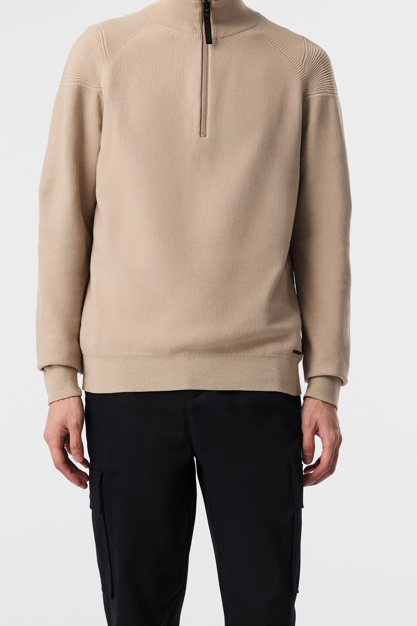 FROST V1.Y9.02 PULLOVER SILVER BEIGE 1