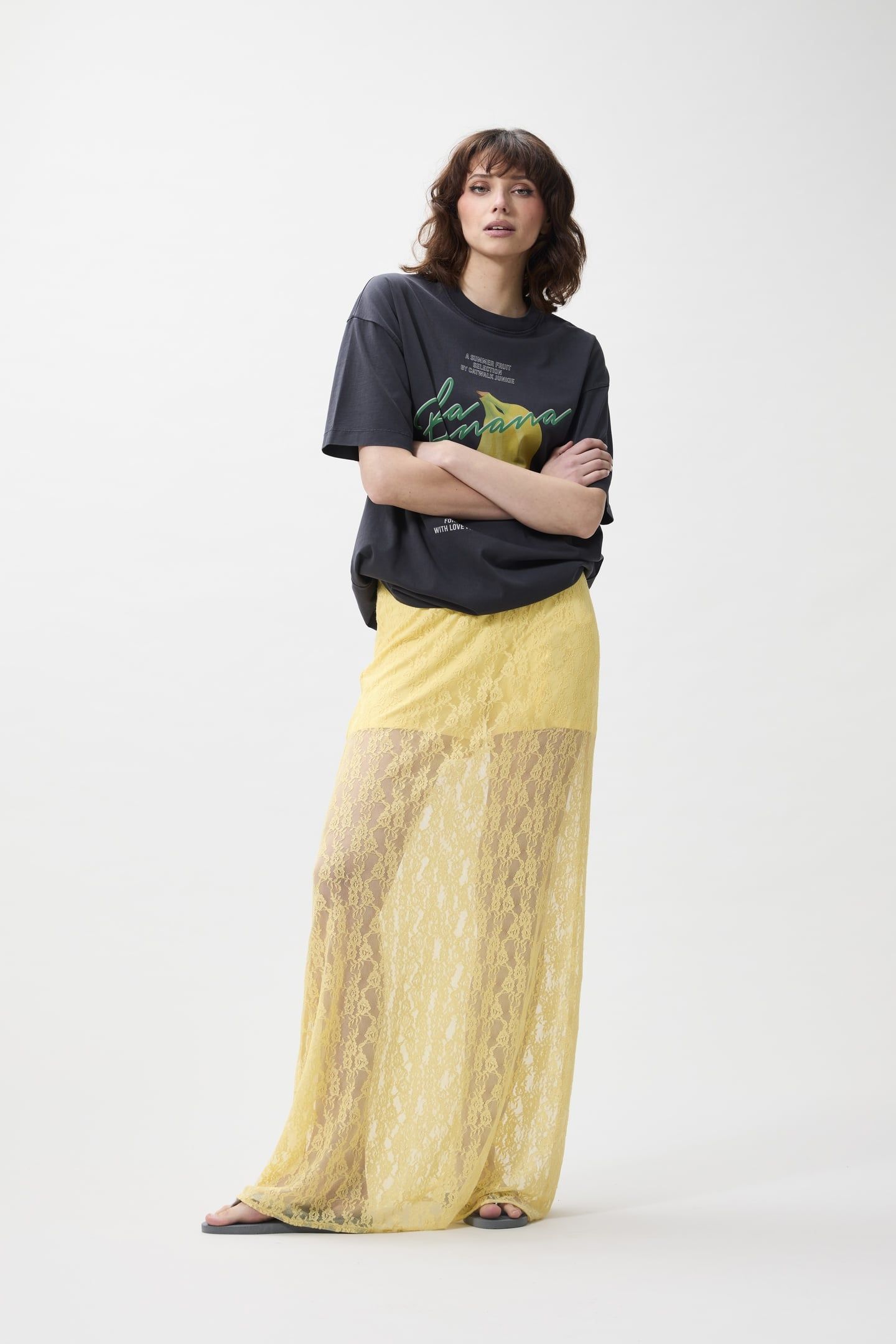 LACE SKIRT MELLOW YELLOW 1