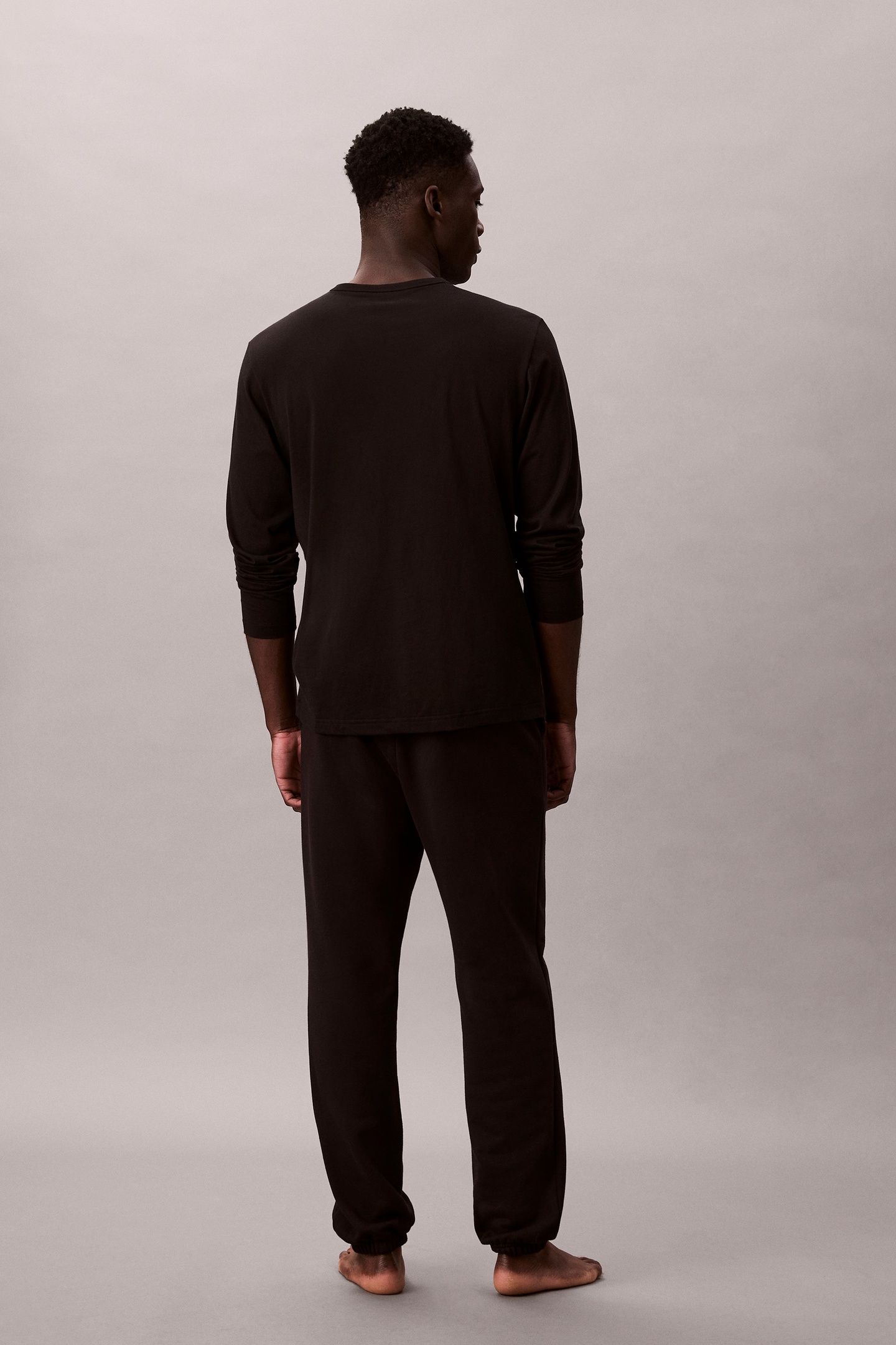 LS TEE JOGGER SET BLACK TOP FALL BERRY 2