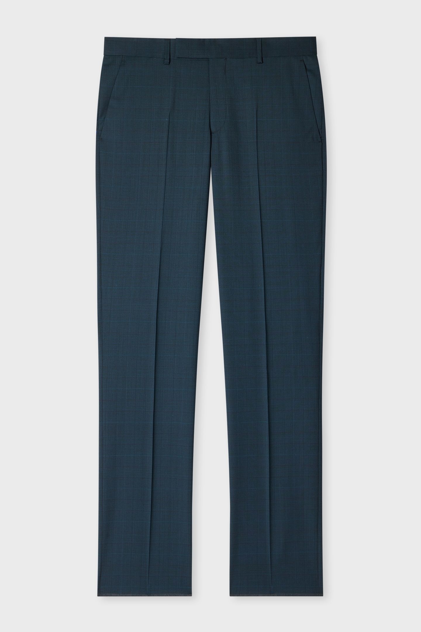 MENS TAILORED FIT 2 BUTTON SUIT PETROL GREEN 2