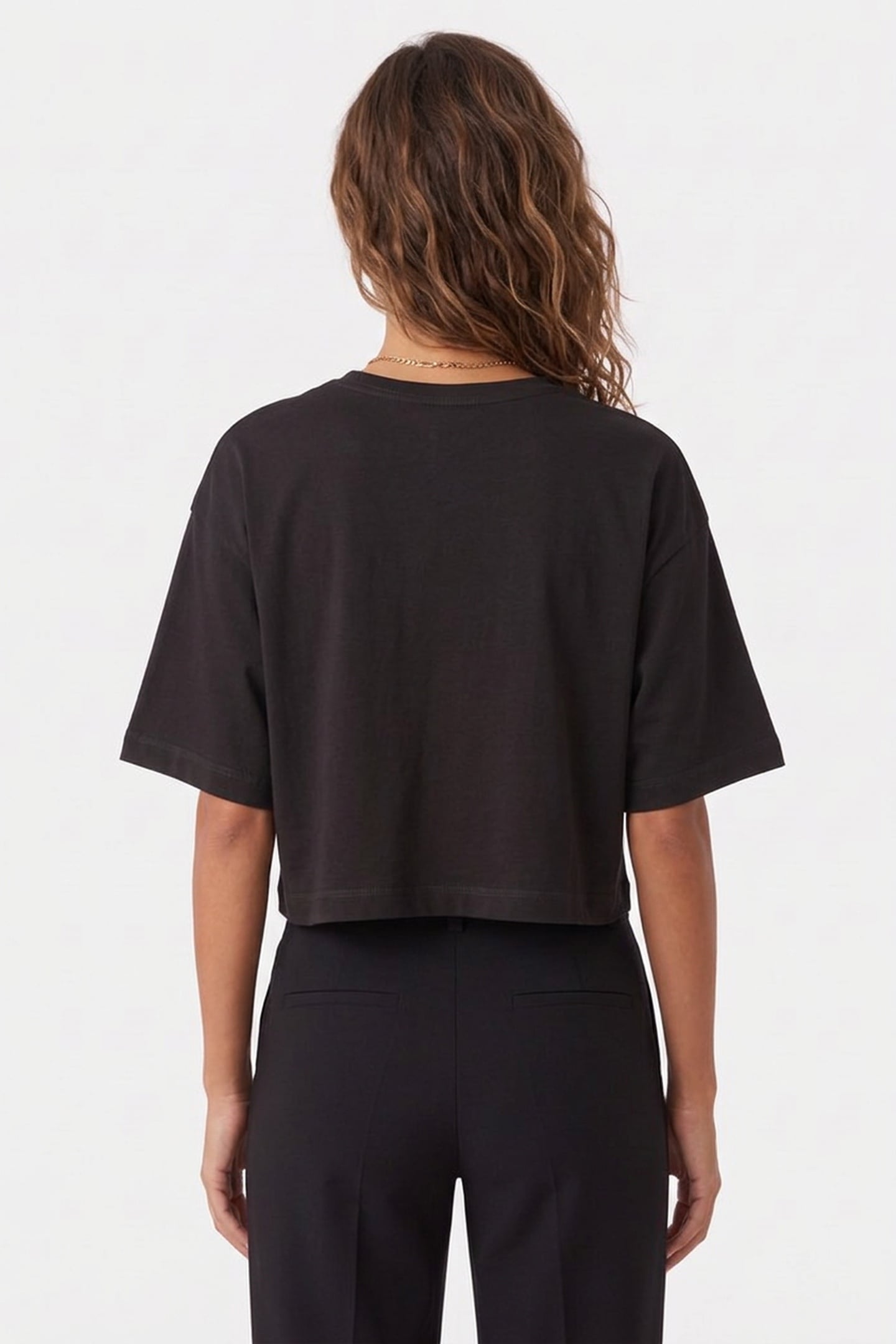 REEBA CROP T-SHIRT BLACK 2