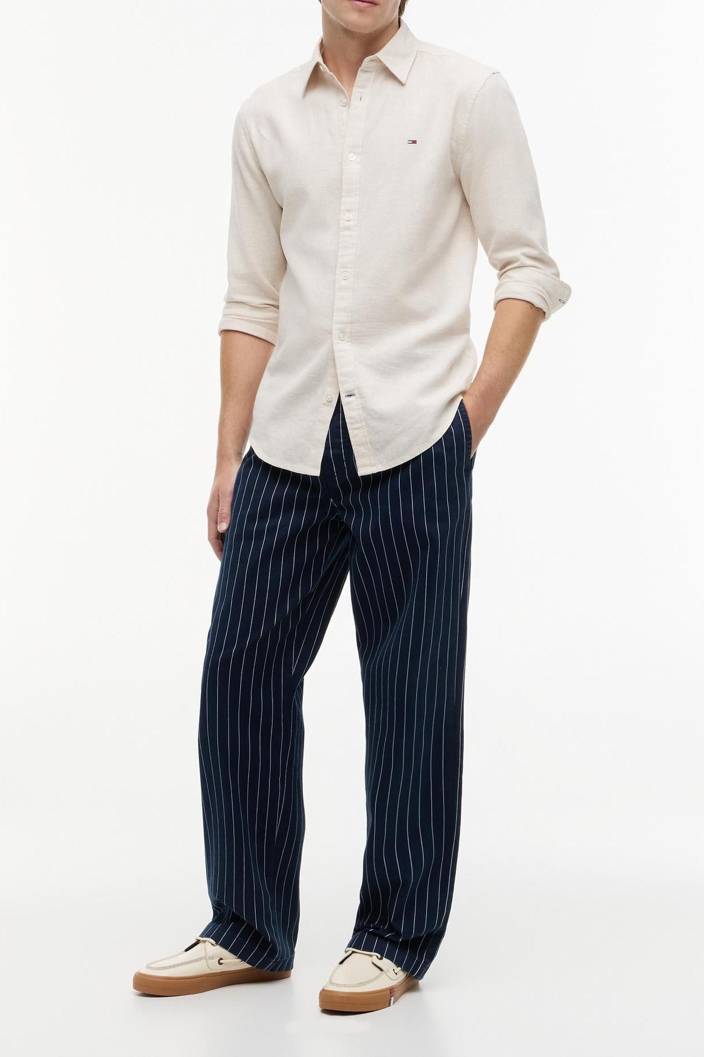 TJM REG LINEN BLEND CLASSIC BEIGE 3