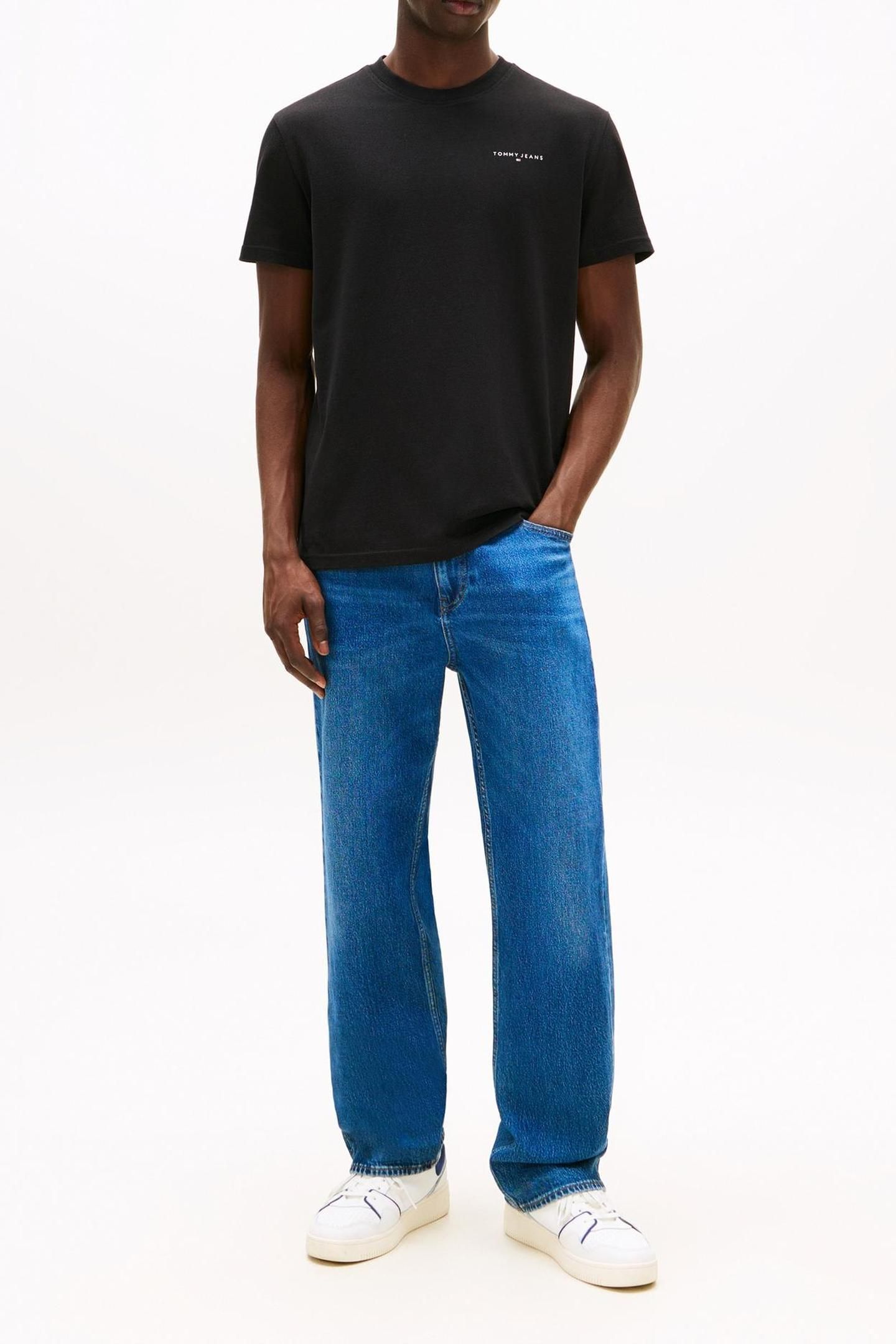 TJM SLIM LINEAR TEE BLACK 3