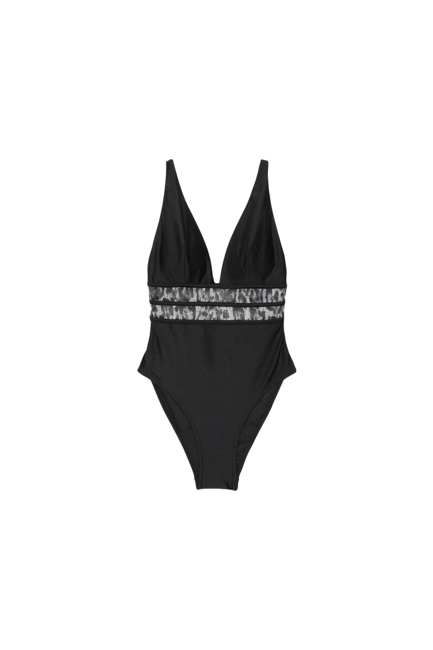 XALIA SWIMSUIT BLACK/GREY LEOPARD 4