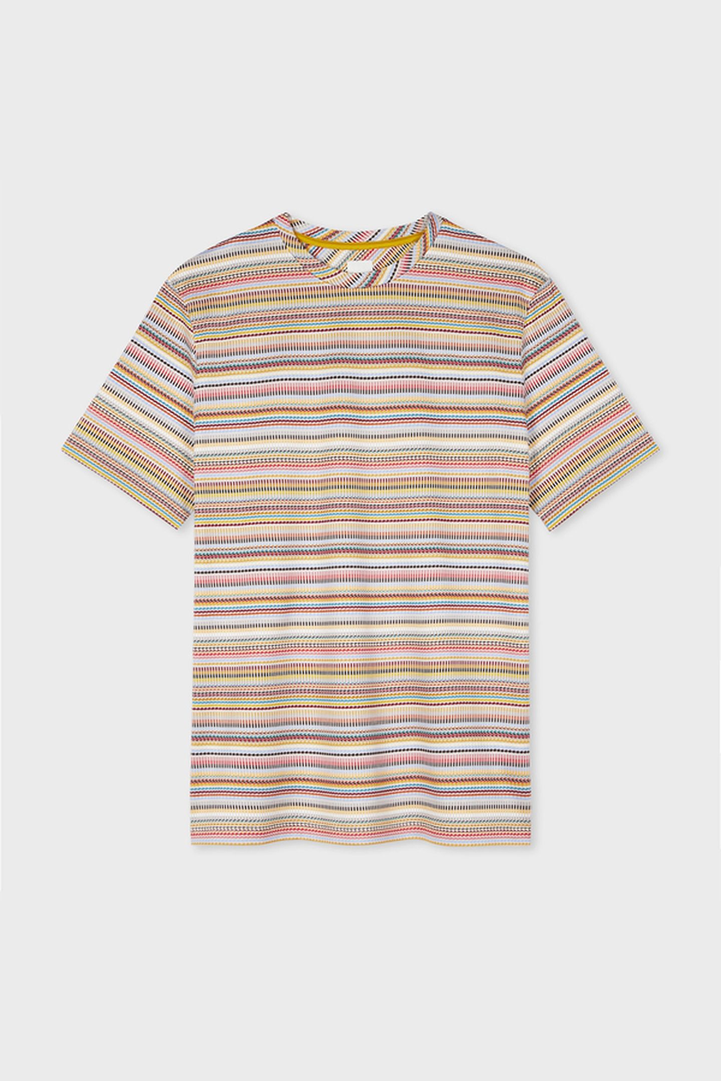 MENS SIGNATURE STRIPE TSHIRT MULTI COLOURED 2