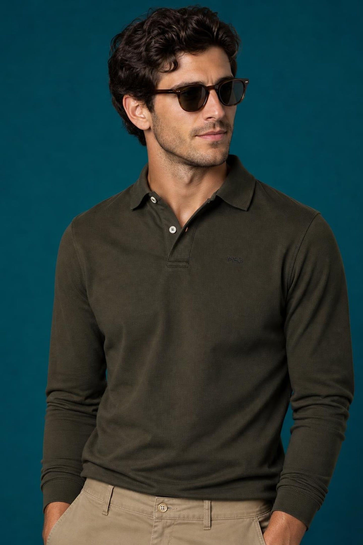 CLASSIC POLO DARK OLIVE 3