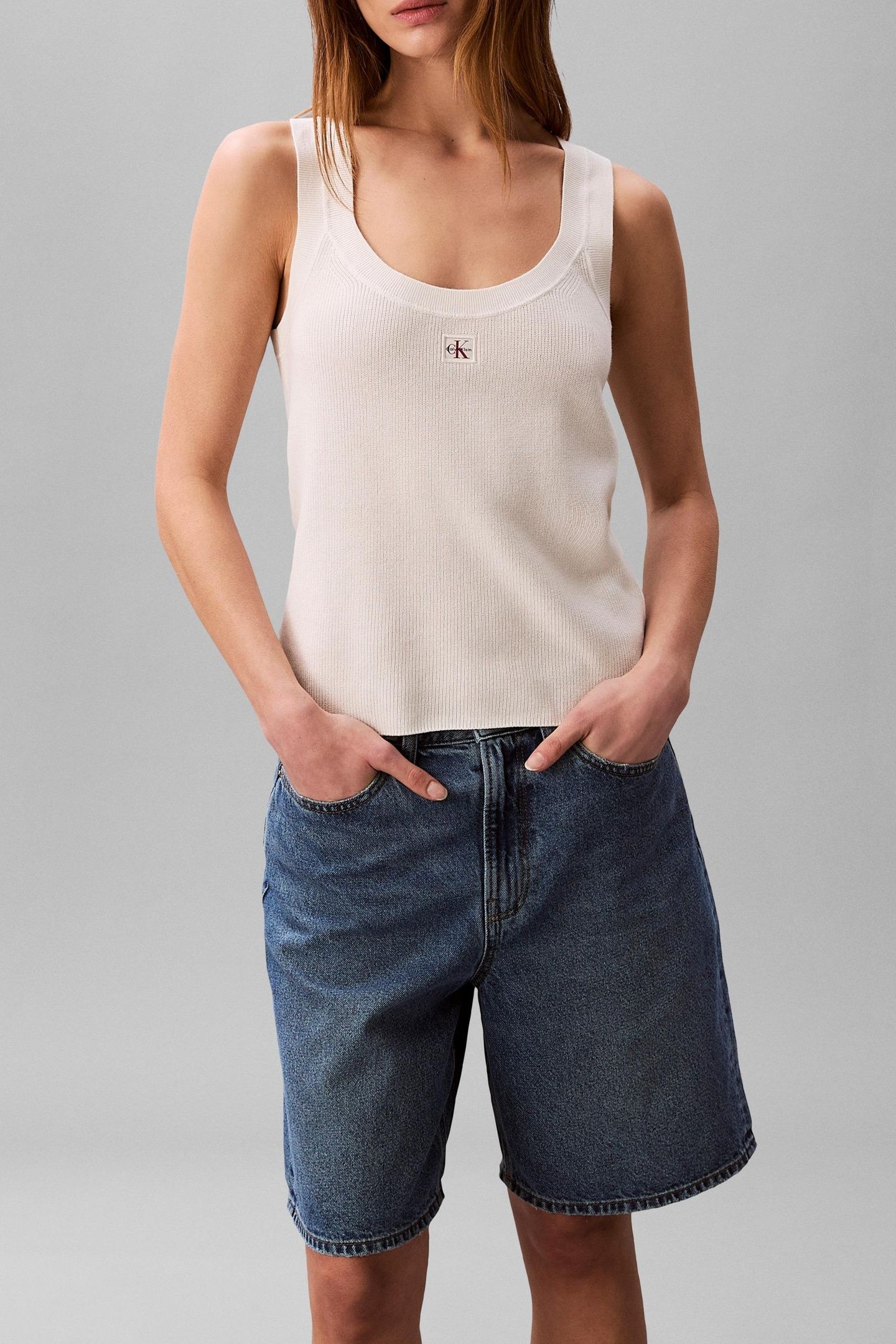 WOVEN LABEL TANK TOFU 1