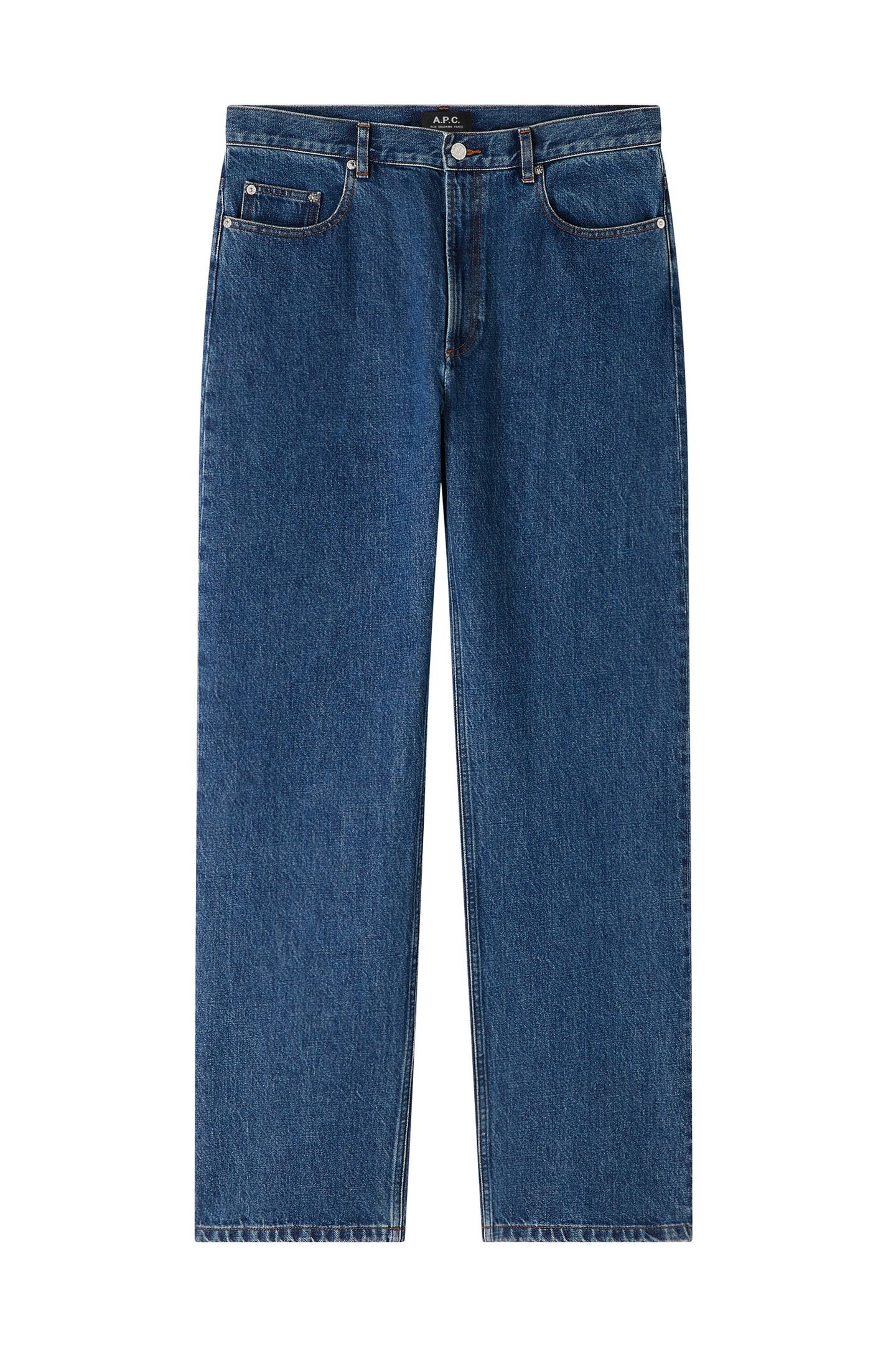 UNISEX RELAXED JEANS WASHED INDIGO 2