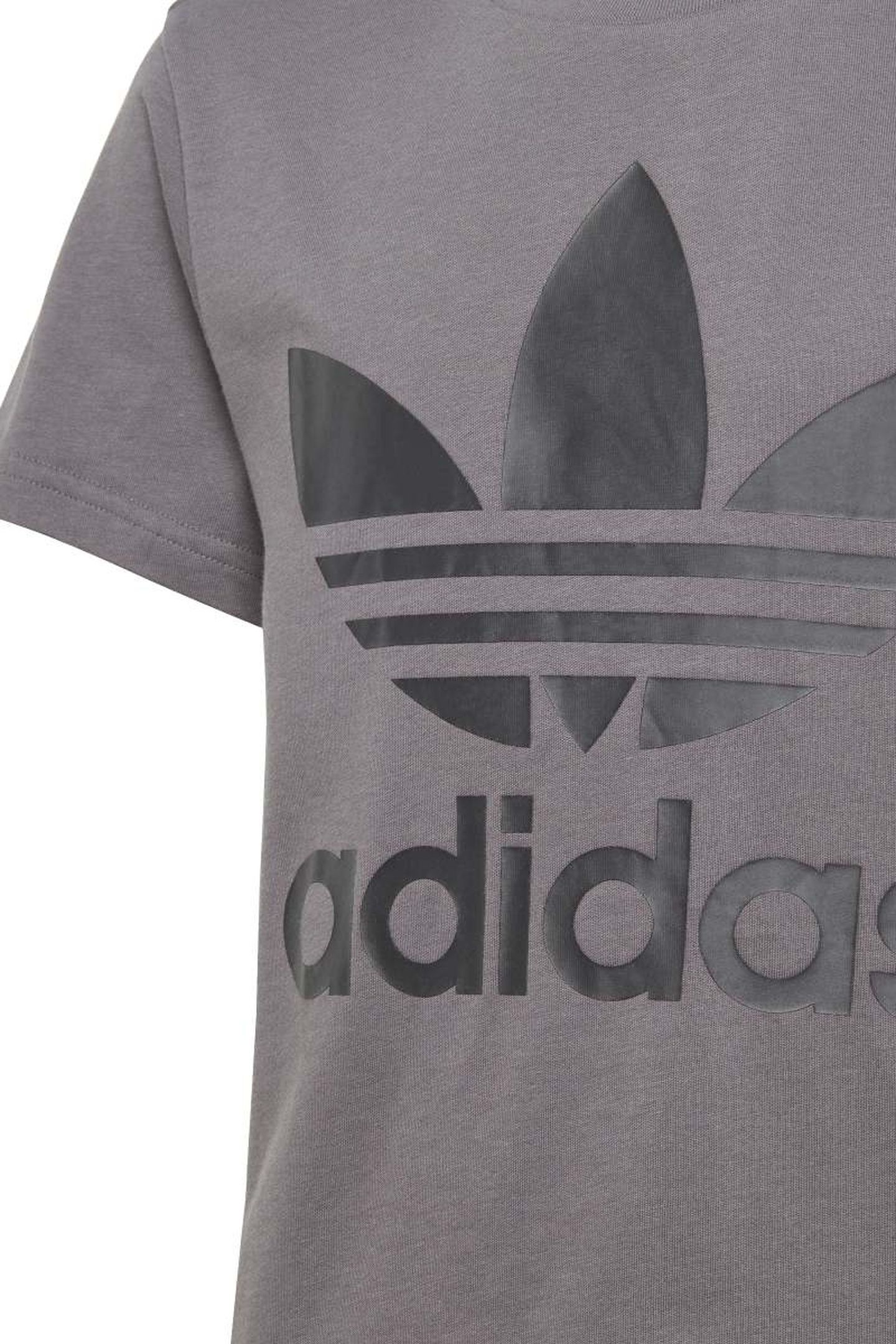 JUNIOR TREFOIL TEE GREY FIVE 6