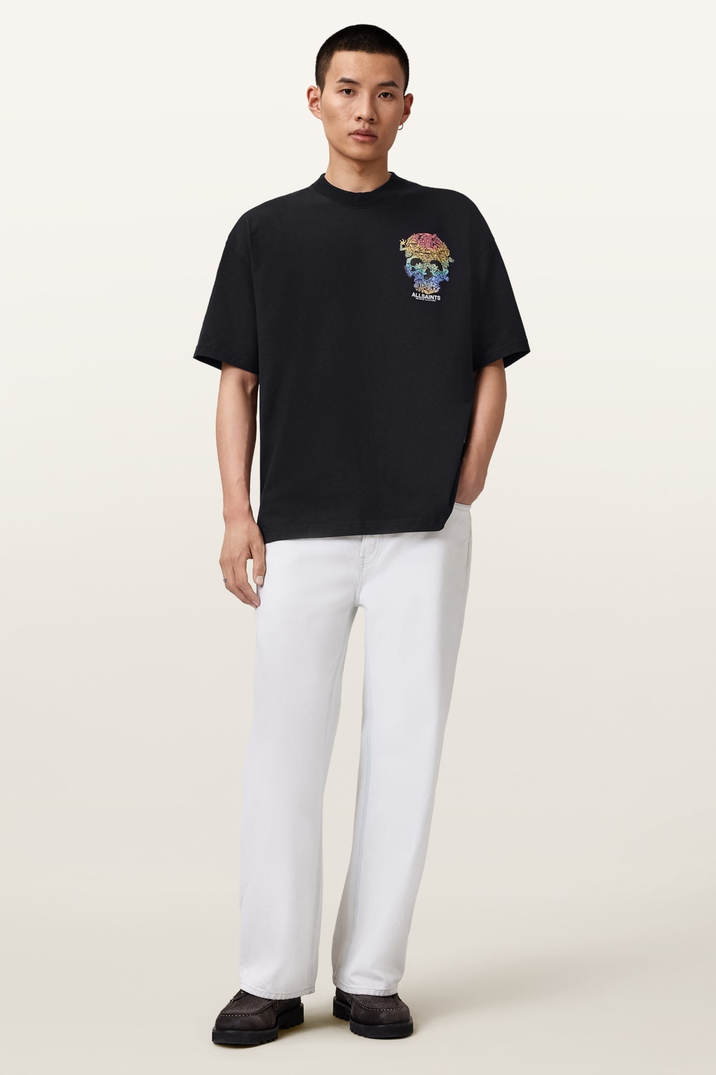 TRANCE SS CREW WASHED BLACK 1