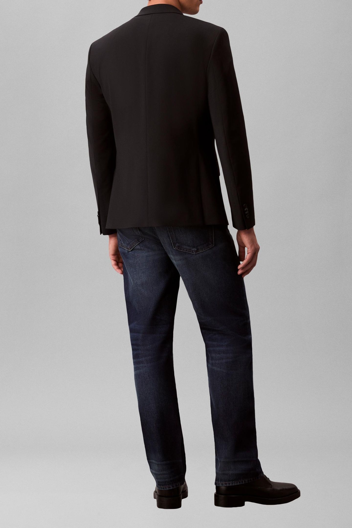 LS TROP WOOL SLIM BLAZER BLACK 2