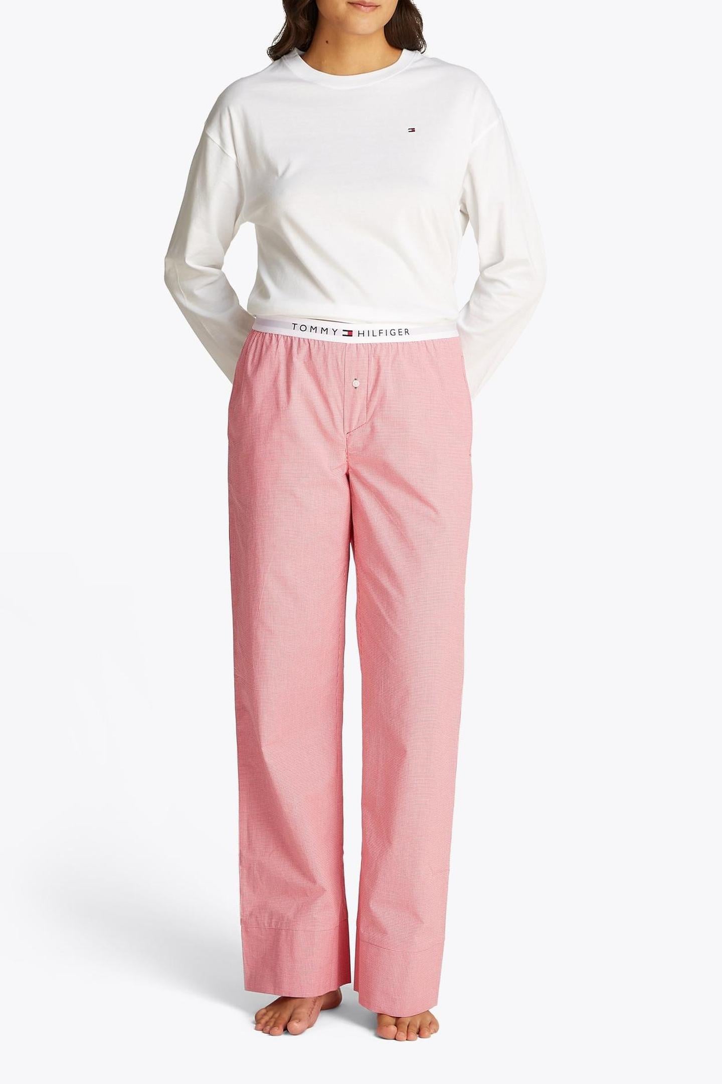 POPLIN PANTS MINI GINGHAM VINTAGE RED 1